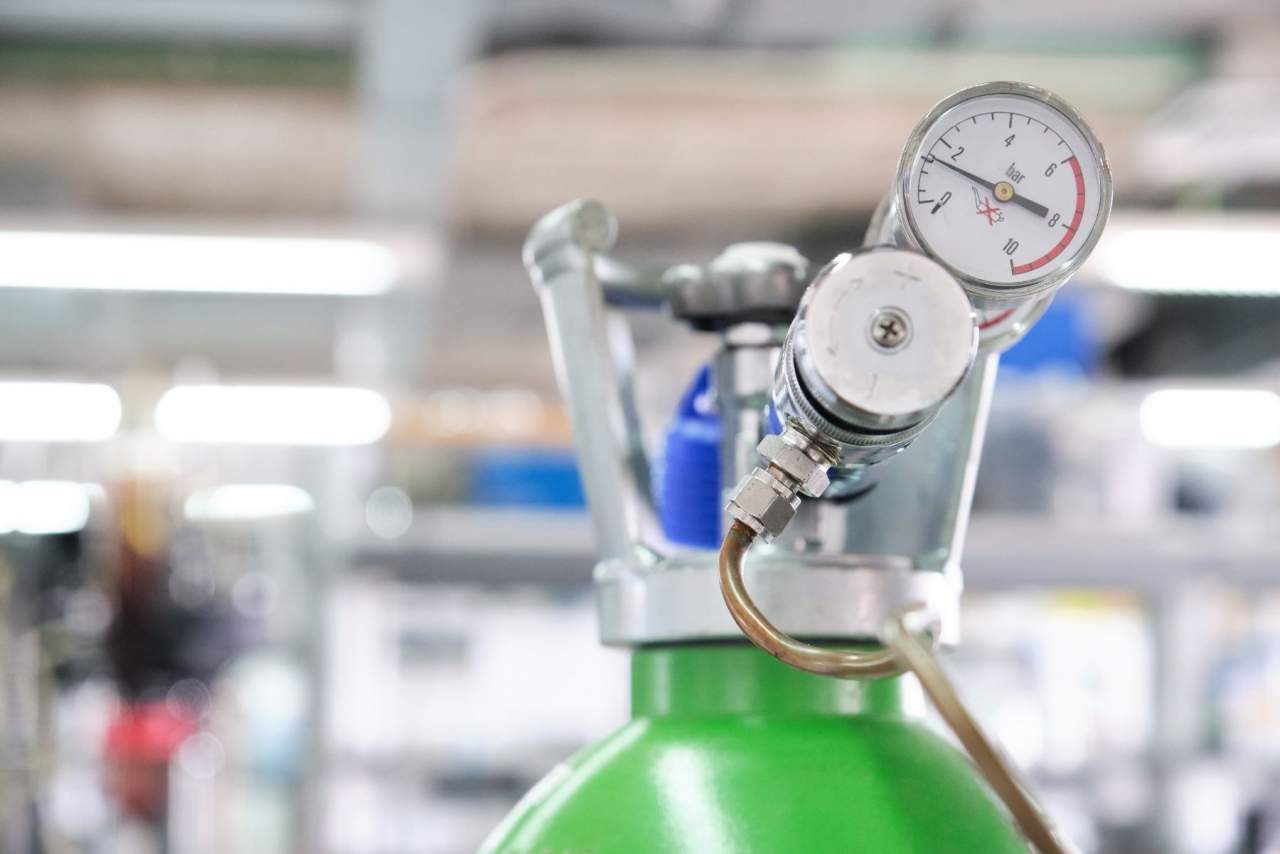 Botella de argón para soldadura TIG de Bidasogaz