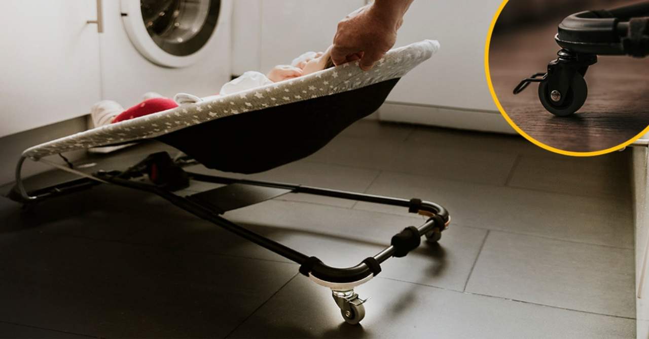 La hamaca con ruedas estrella de la empresa española Ride&GoBaby