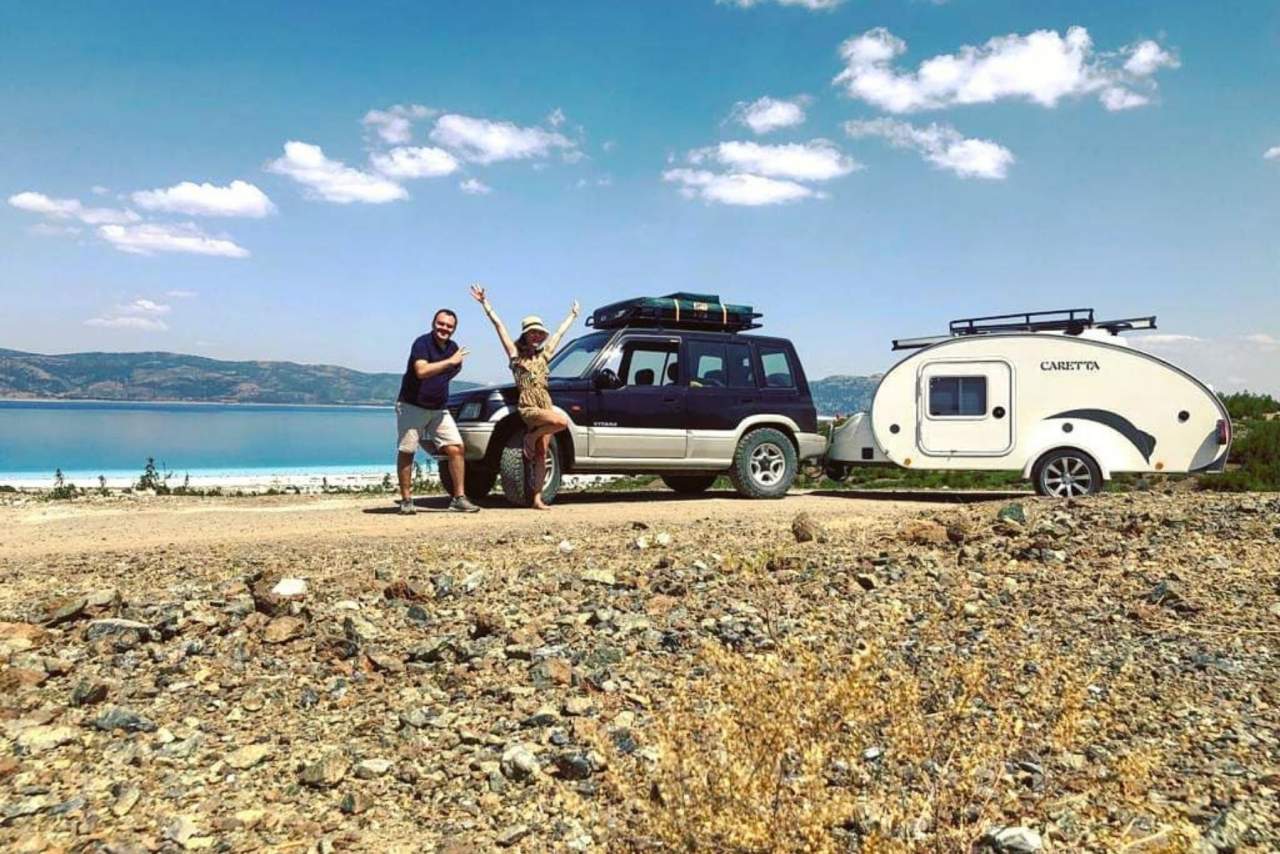 La mini caravana Caretta es la única caravana que se puede utilizar todo el año, gracias a su aislamiento