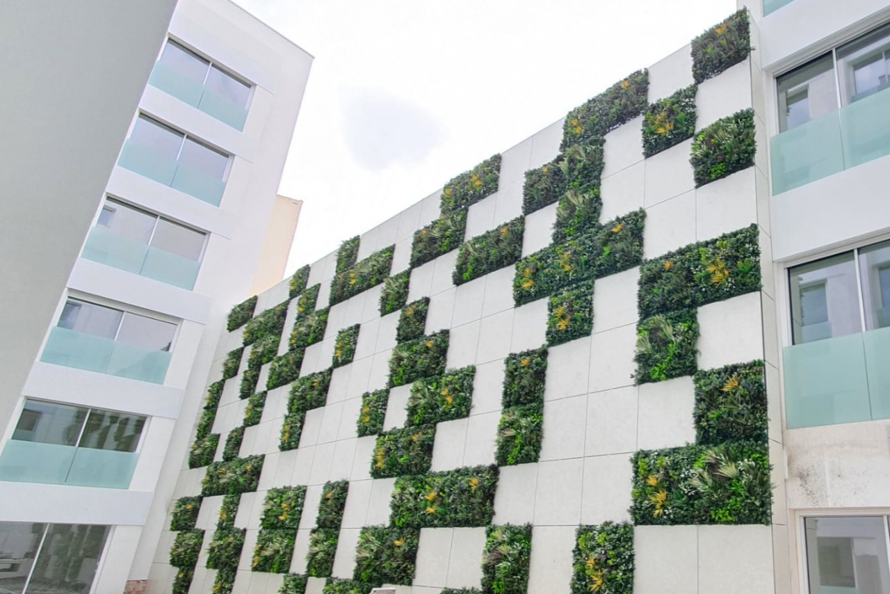 Jardín vertical artificial: Unicesped lo define como la tendencia de esta década