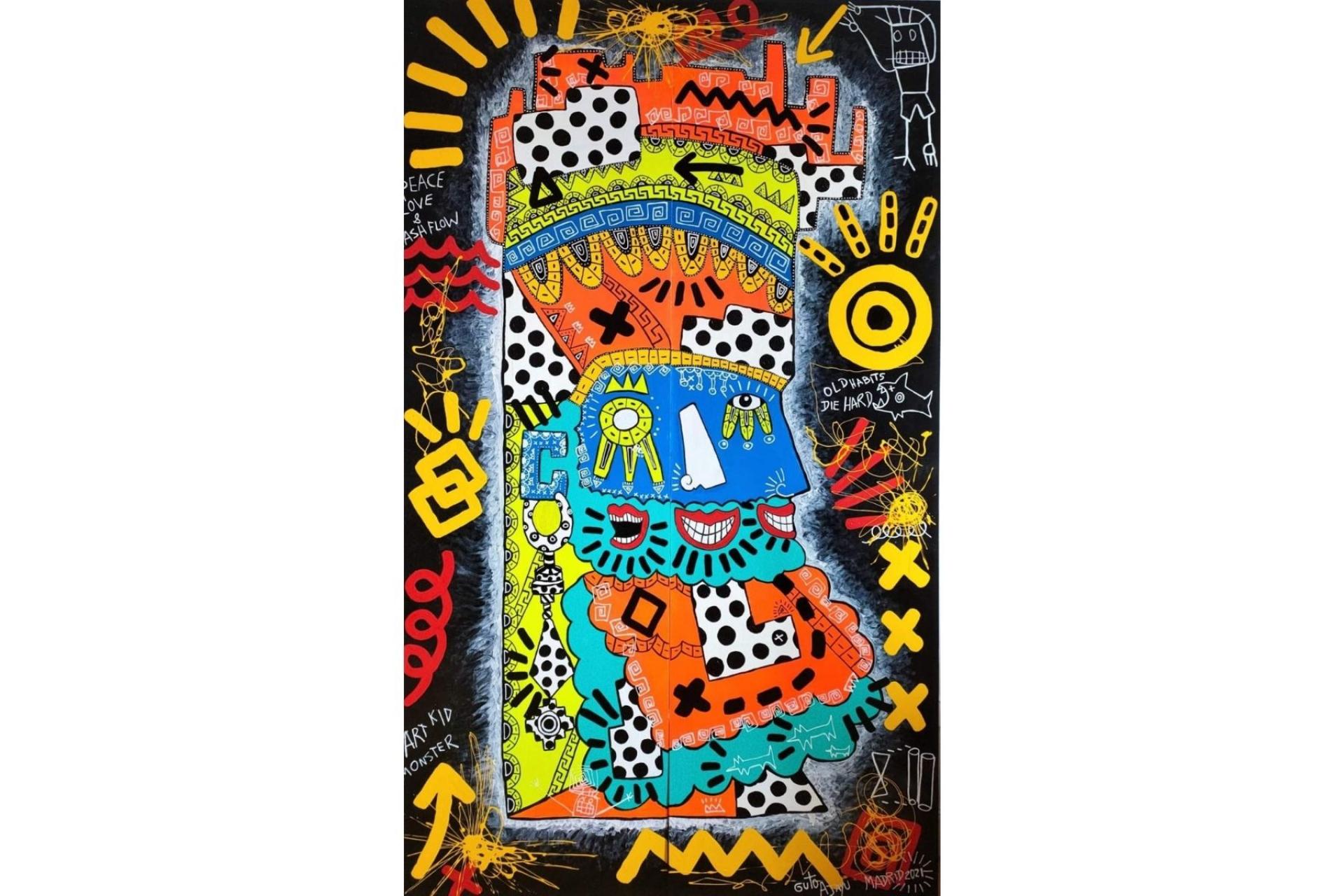 Guto Ajayu, el arte urbano que traslada elementos de la cultura natal boliviana a una visión contemporánea