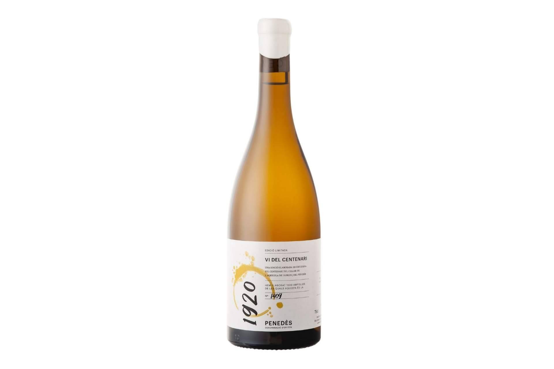 El Vino Blanco del Centenario 1920 de la Agrícola de Llorenç, galardonado como uno de los 50 mejores del mundo