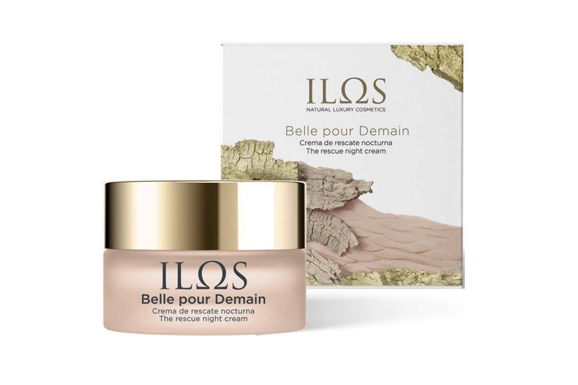 Una de las mejores cremas de noche del mercado: Belle pour Demain de ILOS Natural Luxury Cosmetics
