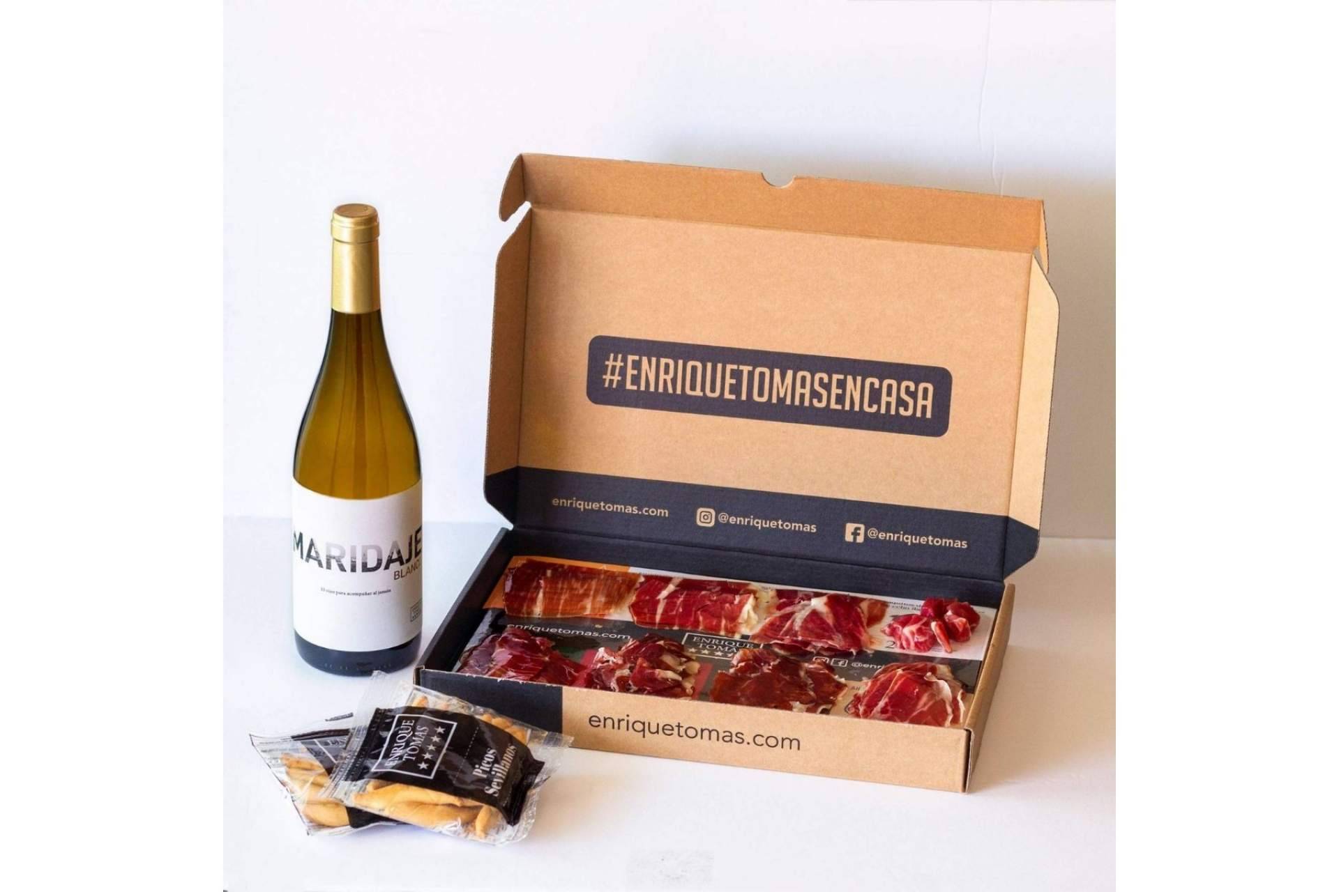 Enrique Tomás lleva el sabor del jamón ibérico a casa con una cata comentada online