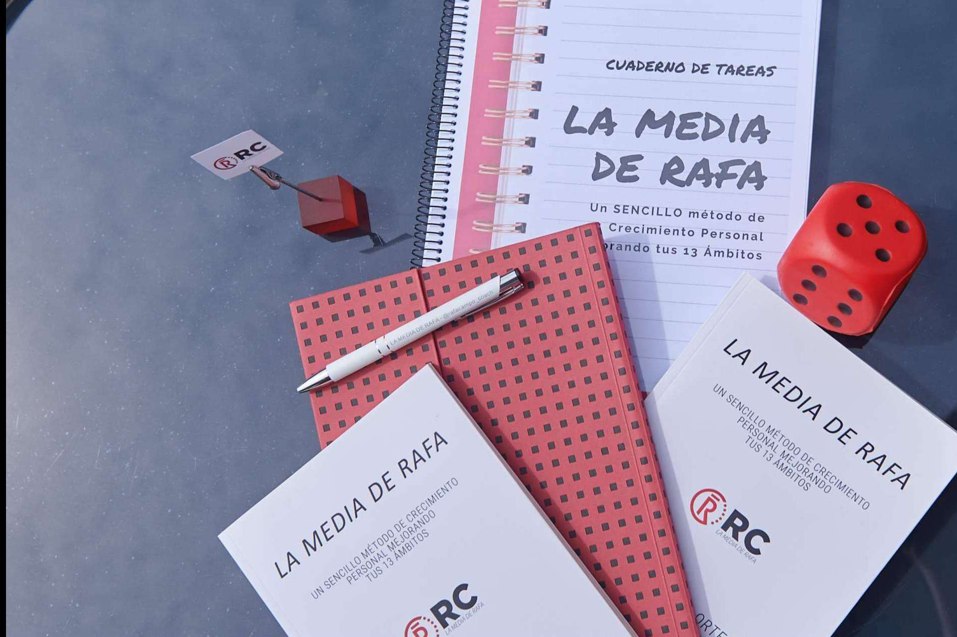 La Media de Rafa, el libro y cuaderno de tareas de Rafa Campo con el que es posible mejorar la vida cotidiana