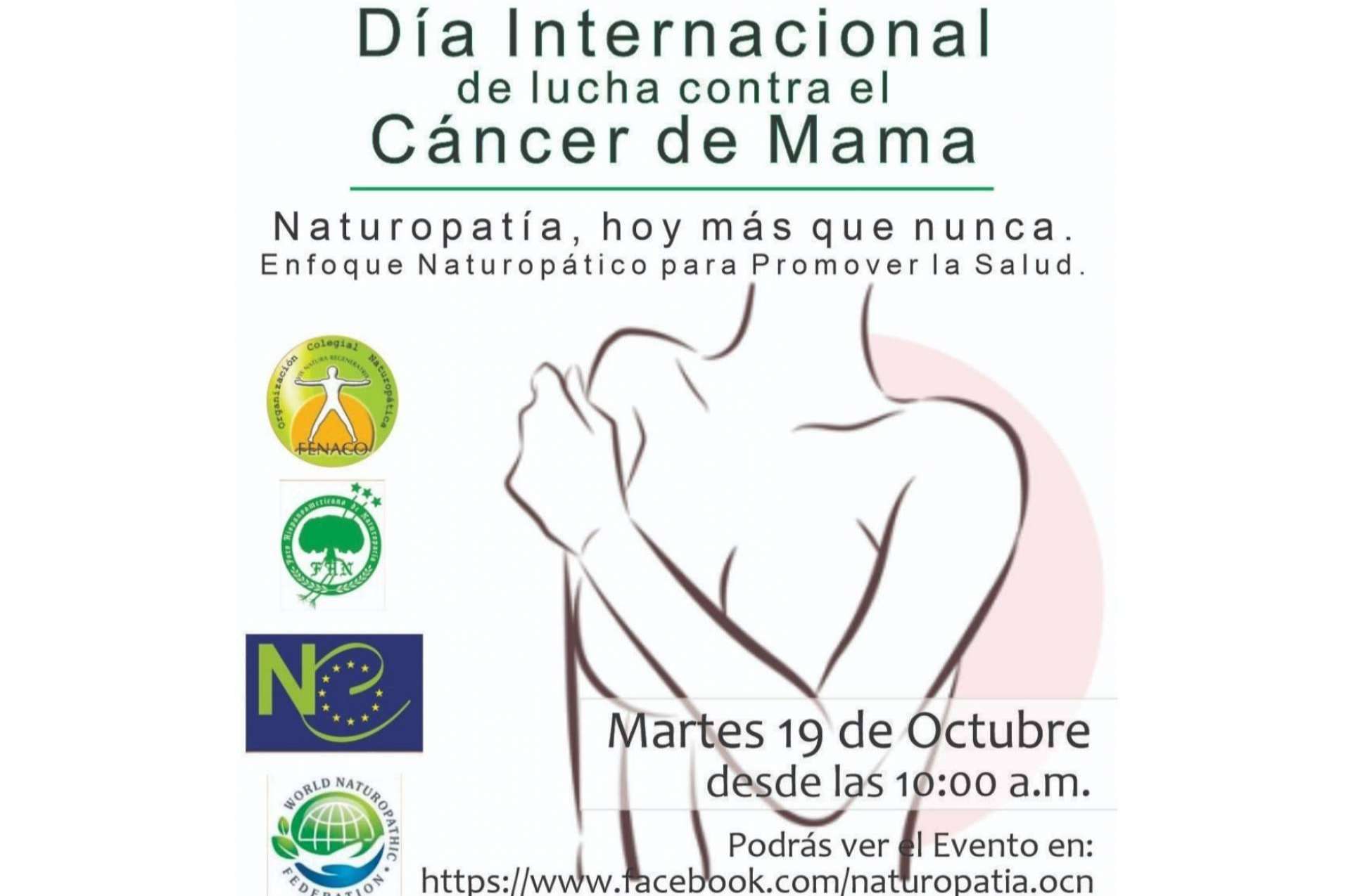 'Visión Naturopática en apoyo a la mujer en el día Internacional del Cáncer de Mama'. La ciencia que da respuestas naturales se conoce como Naturopatía