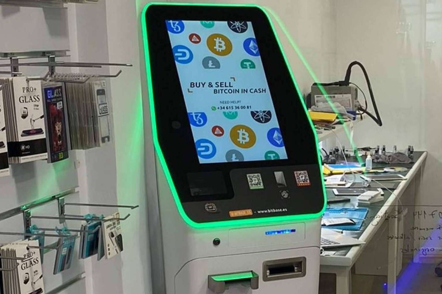 El cajero Bitcoin en Sevilla disponible en Reparación iPhone Sevilla