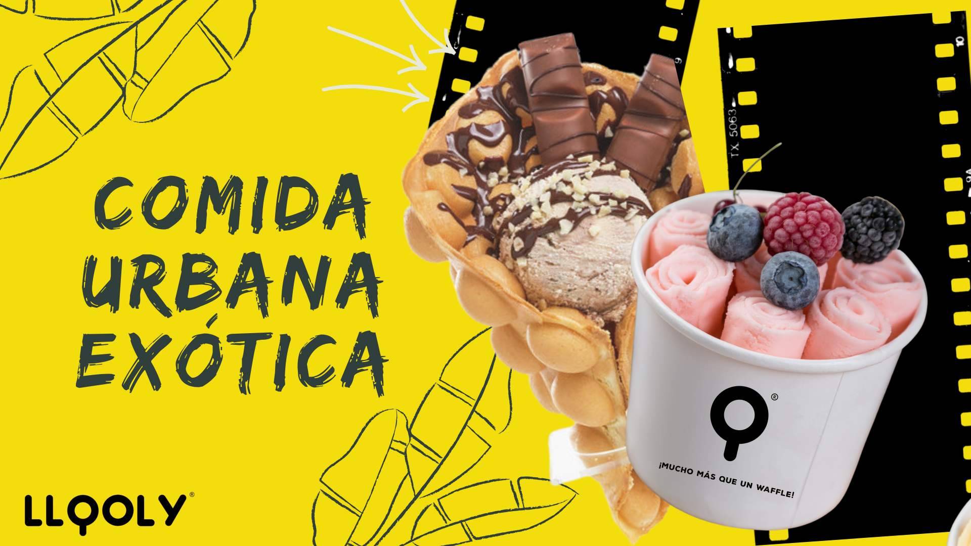 Los ice rolls y bubble waffles, un negocio que sube como las burbujas, de la franquicia LLOOLY conquistan el mercado