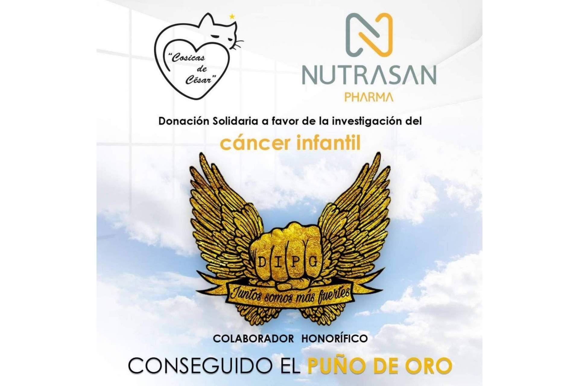 La lucha contra el cáncer infantil, Nutrasan Pharma destina parte de los beneficios y apuesta por acciones sociales