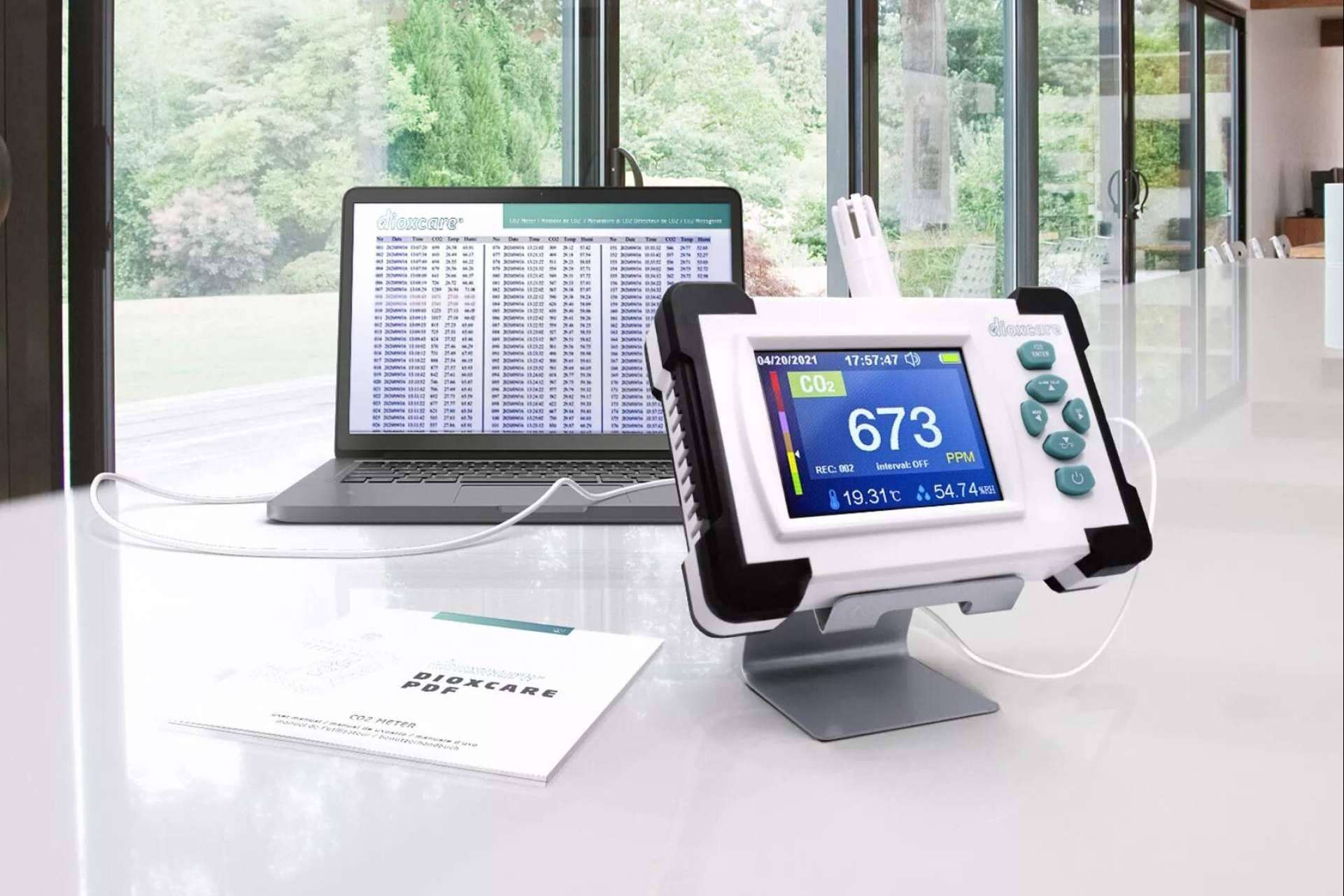 El medidor detector de CO2 DIOXCARE que ofrece Protect Soiart Distribución