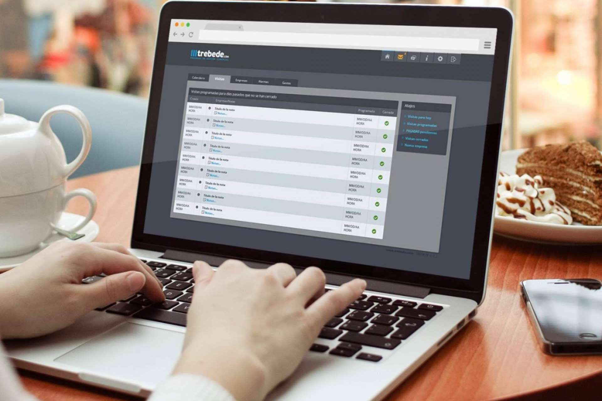 Programa para comerciales, tomar el control de la agenda y gestionar los datos de los clientes de una forma ágil