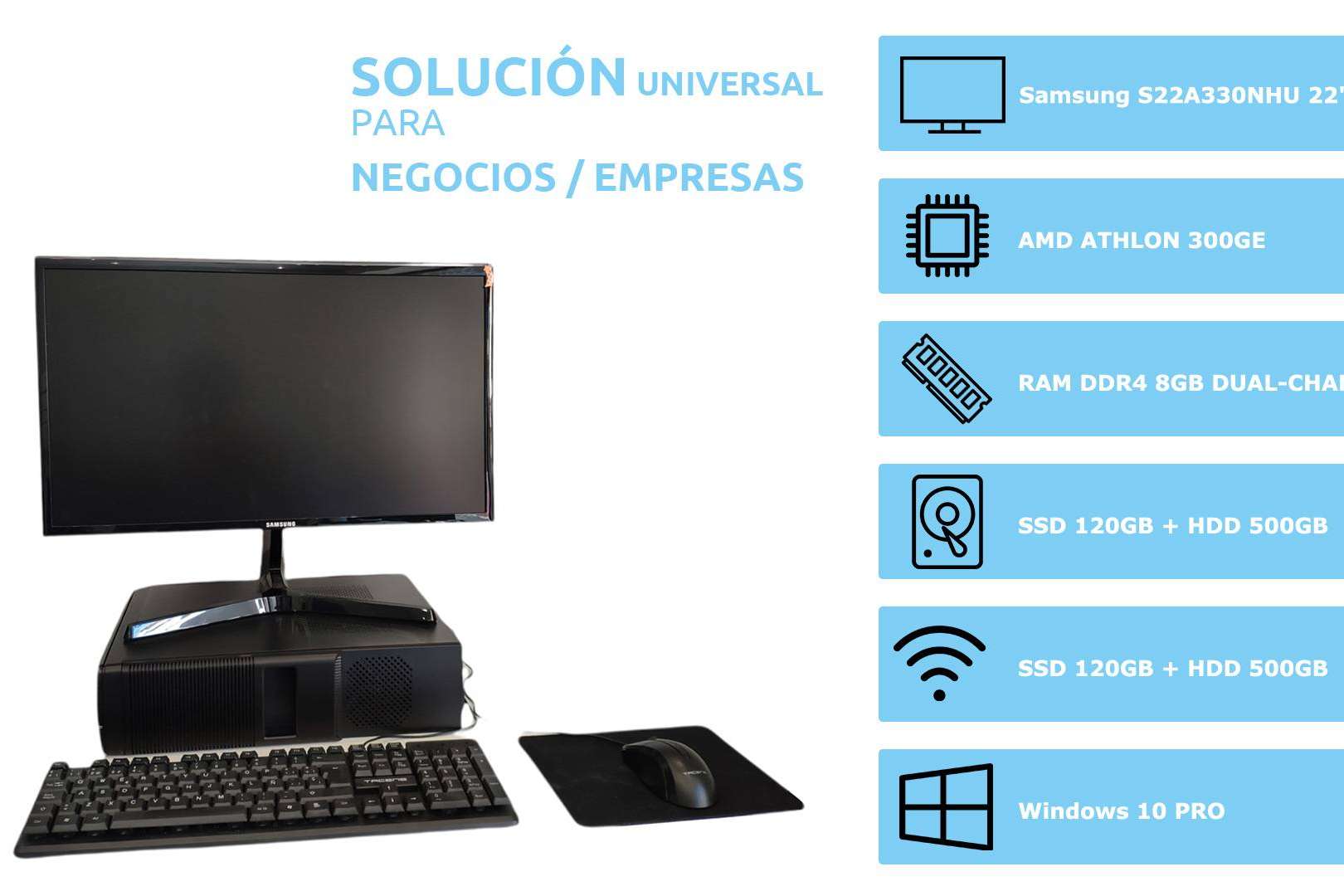 Las ventajas de los ordenadores para oficinas, gamers y de uso doméstico montados a piezas de PC Gangas