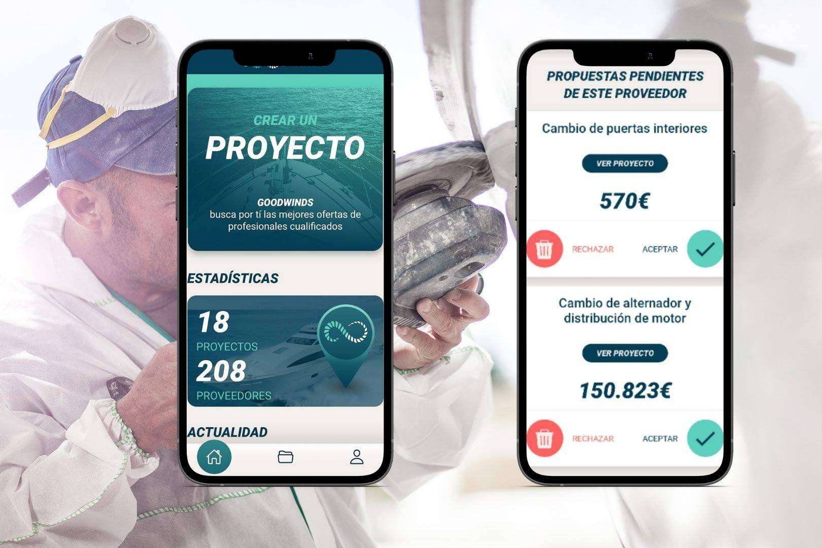 ¿Qué es GOODWINDS?, La app para facilitar las reparaciones de barcos
