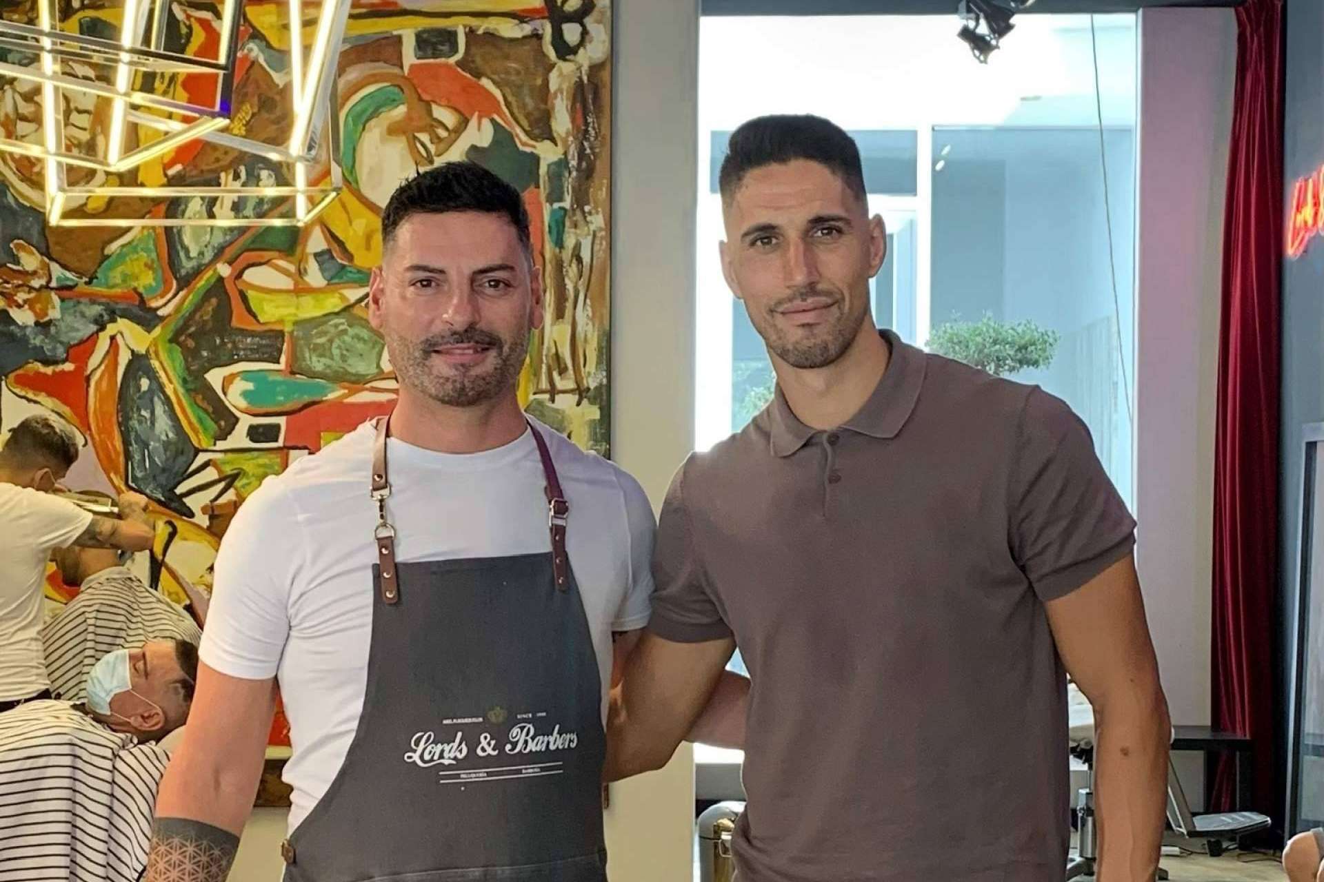 Lords & Barbers ha peinado a algunos de los jugadores de fútbol que han marcado tendencia