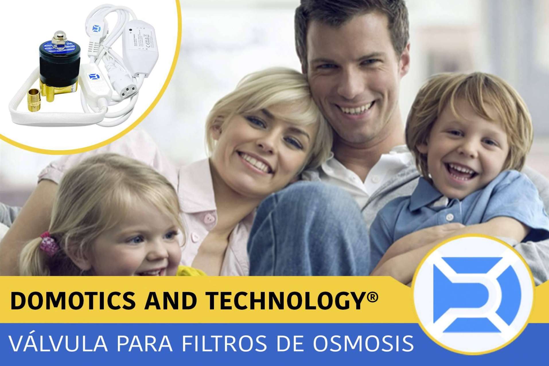 Las características de la válvula automatizada con sistema domótico que ofrece Domotics and Technology