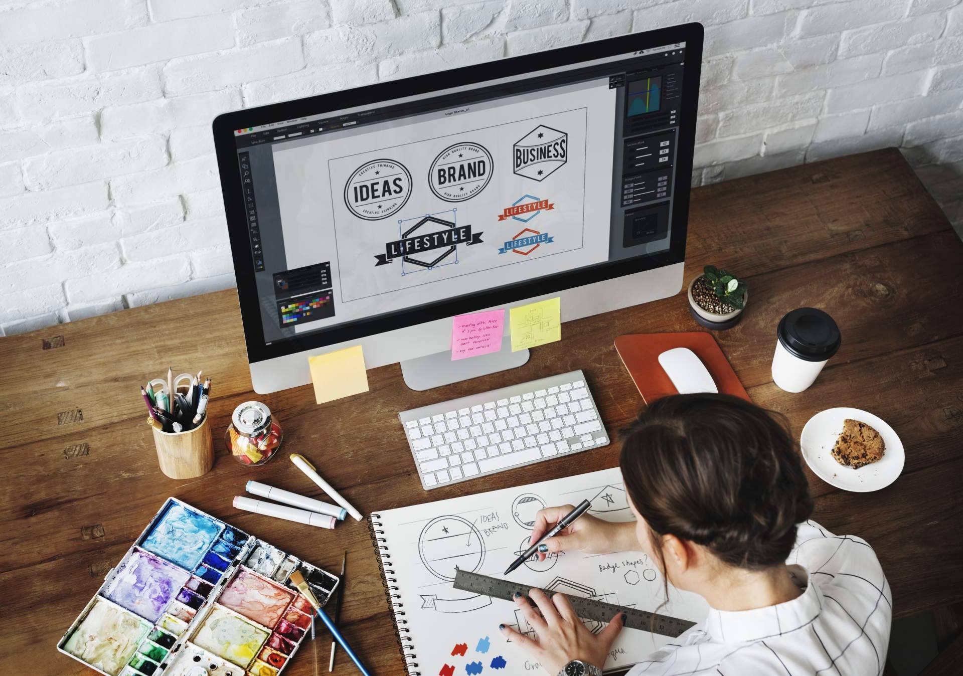 La experiencia visual generada por una marca o logotipo