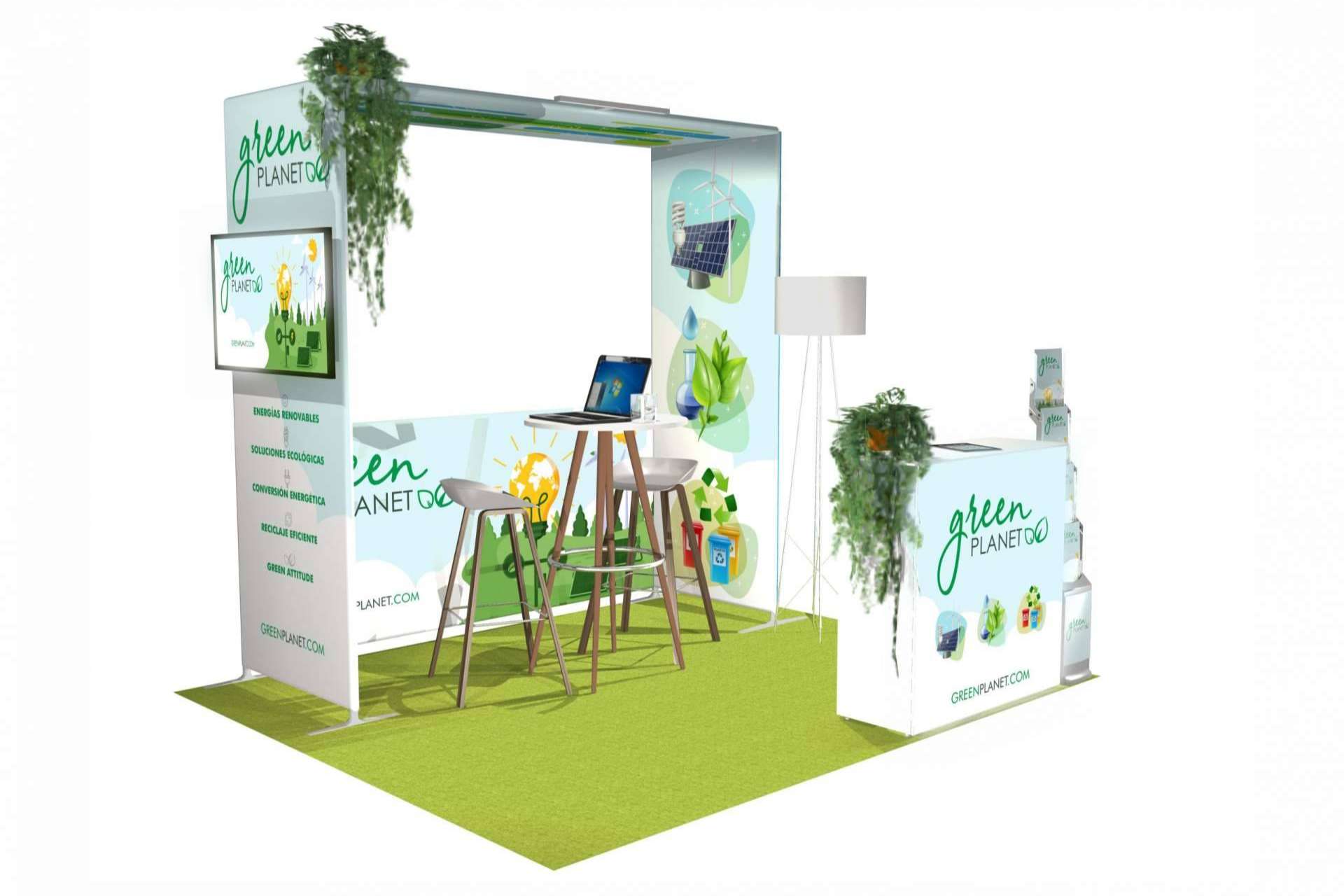 Olika Stands ofrece un modelo de stand reutilizable que permitirá ahorrar entre el 60 % y el 90 % en próximas ferias