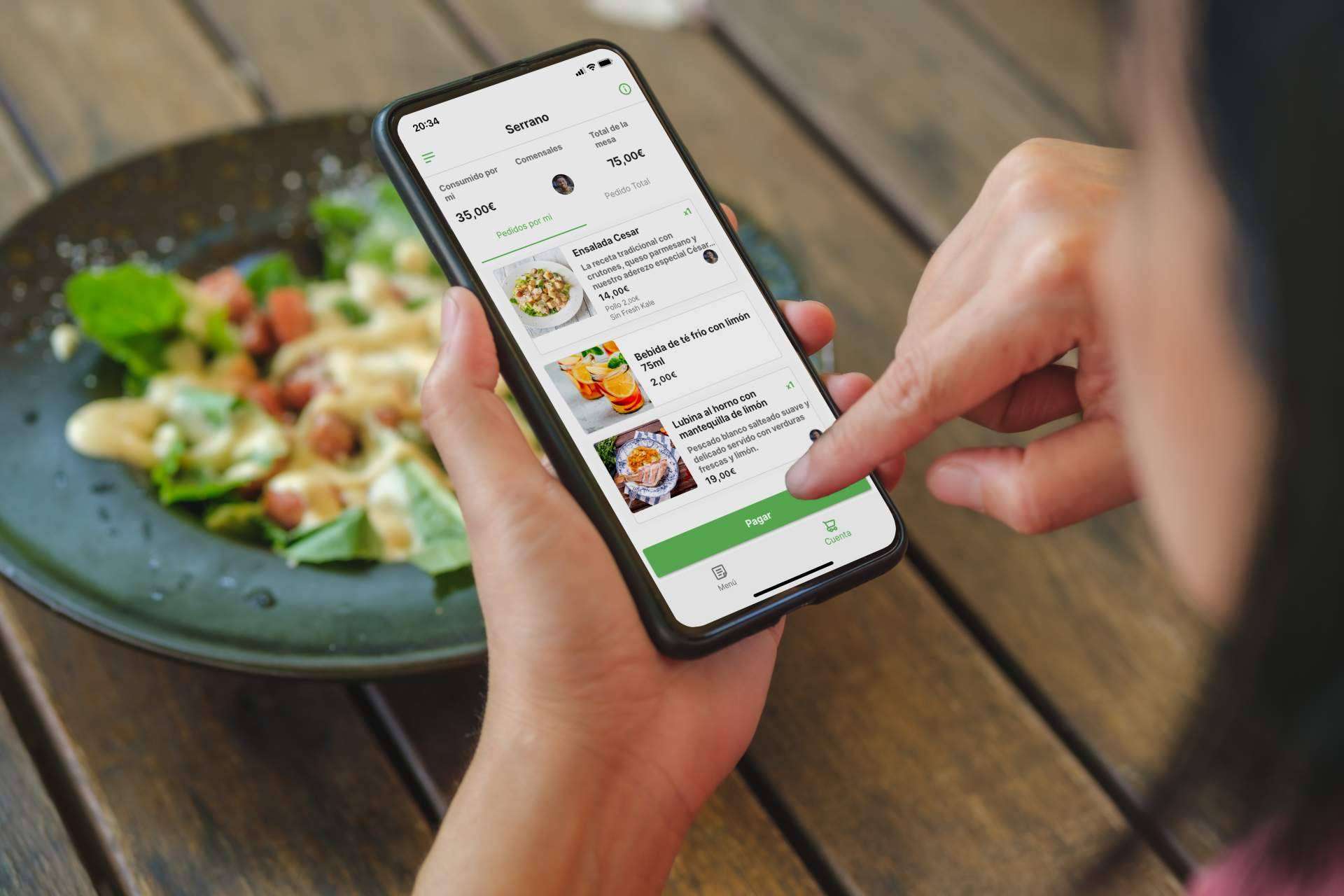 Order In, la aplicación para pedir y pagar desde el móvil que permite reducir los errores en las comandas de un restaurante