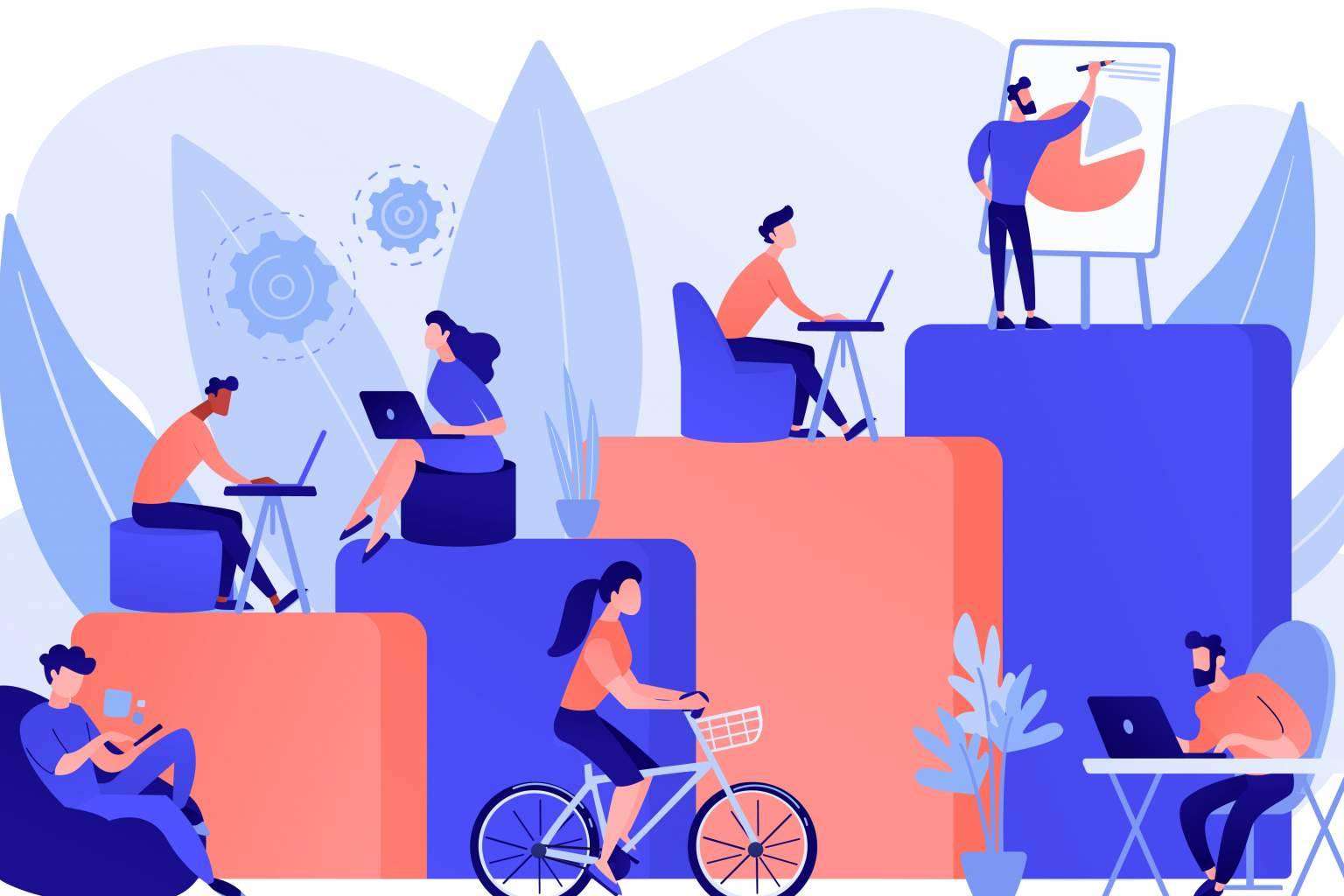 Aumentar la productividad mediante el coworking