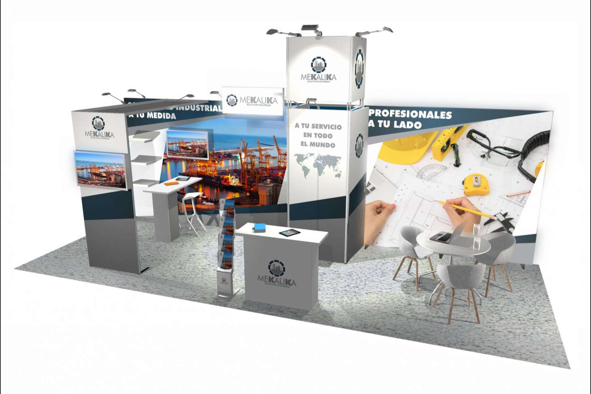 Una puesta en escena premium con un stand 100% smart de la mano de Olika Stands