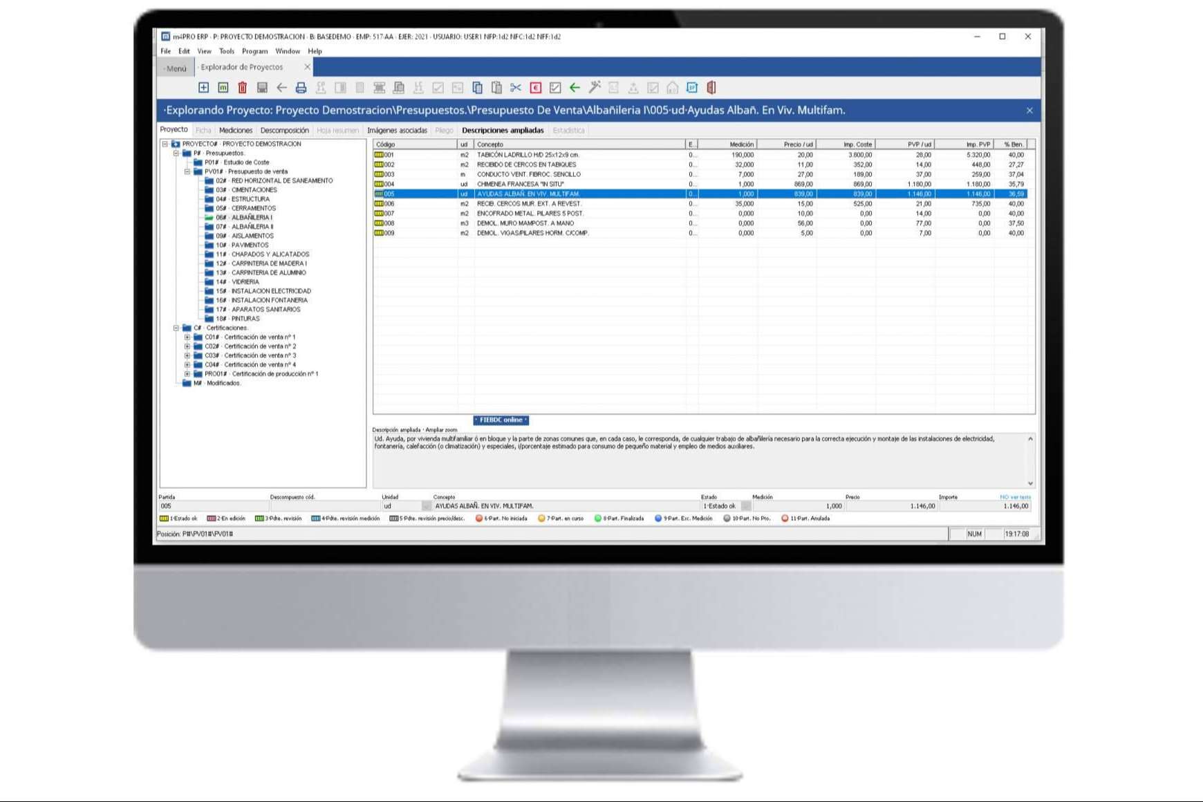 SOLINAT ofrece un software ERP especializado en la gestión de obras, de alto rendimiento y máximas prestaciones