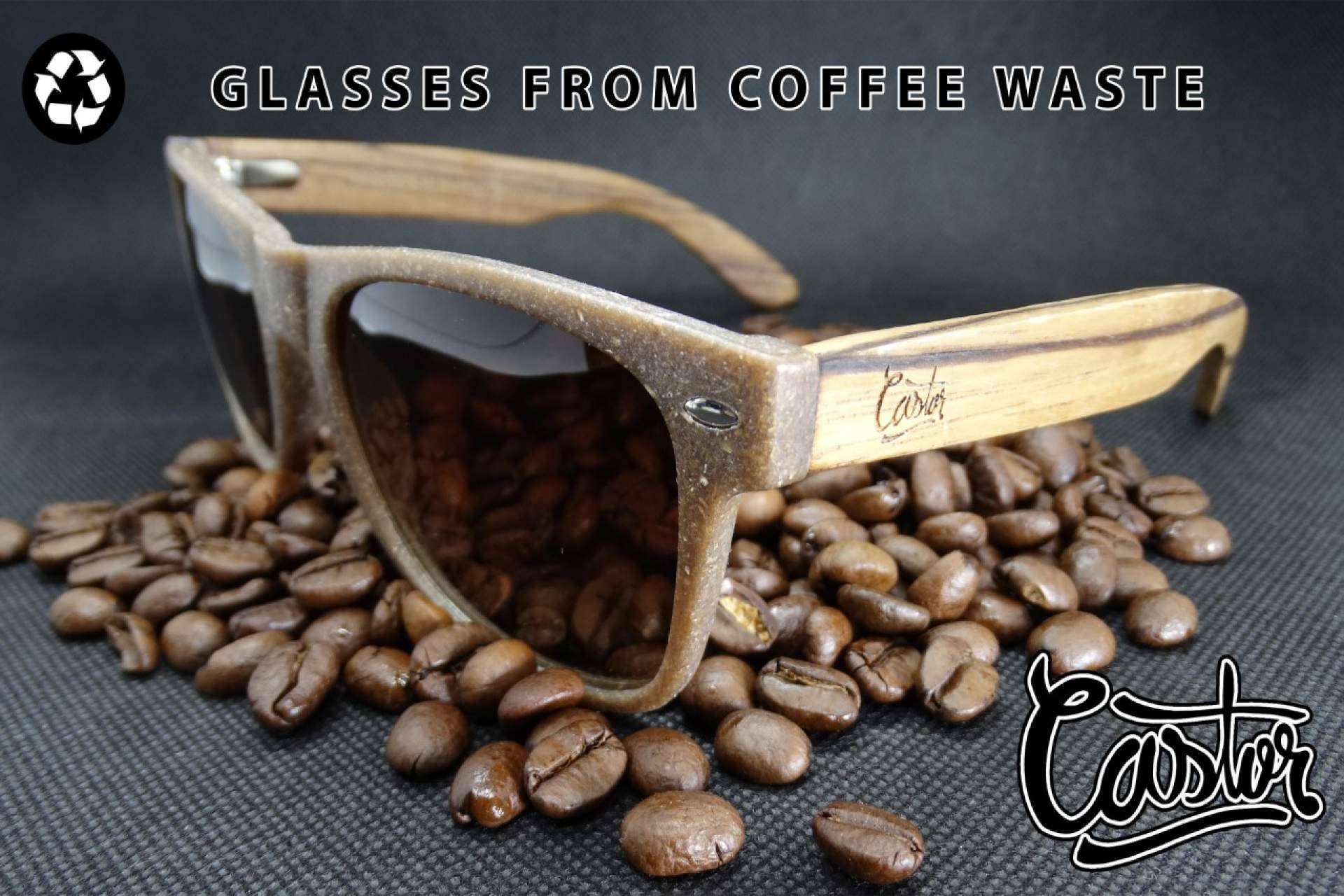 Castor Sunglasses dispone de Way Coffee, las gafas hechas de café natural y lino