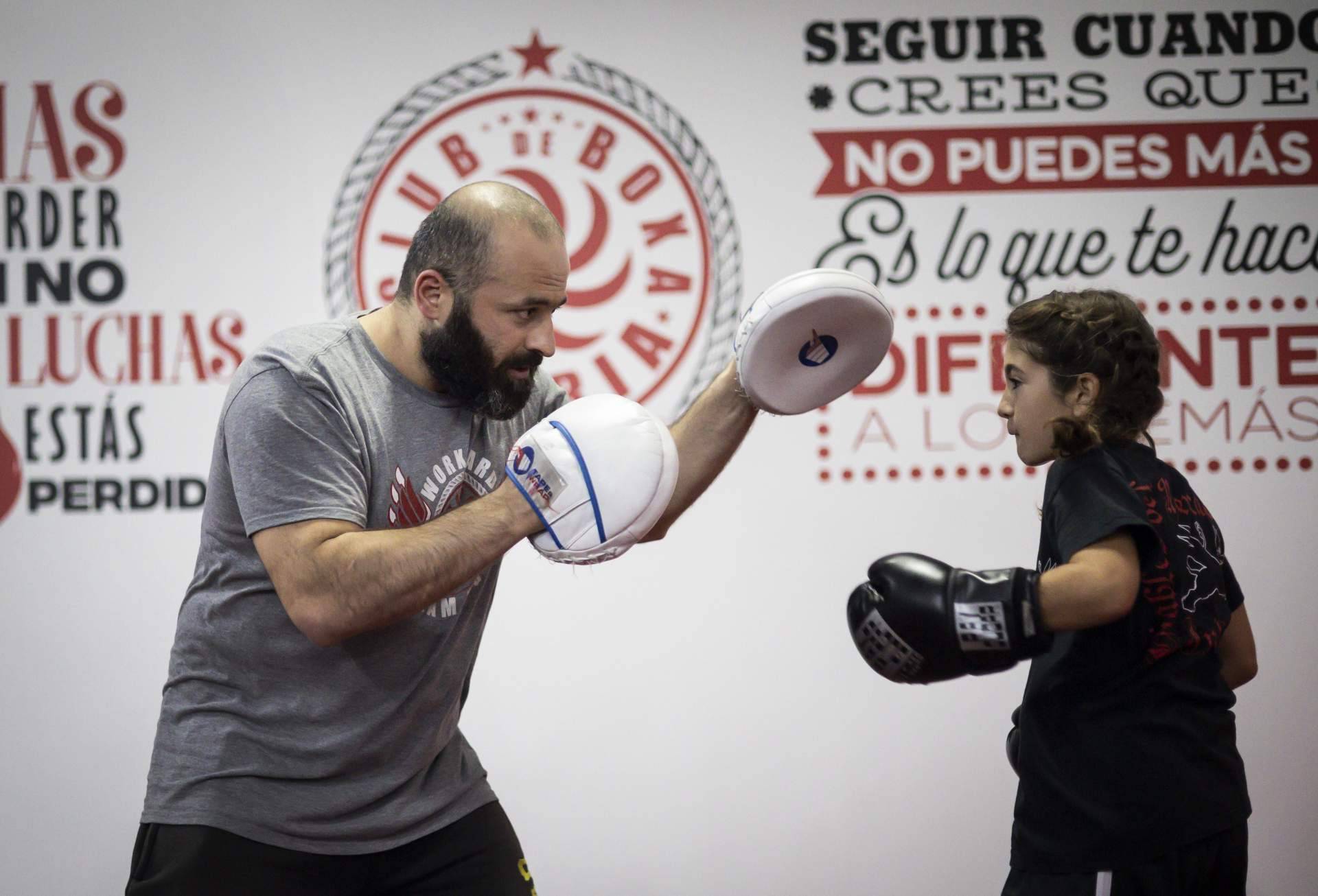 Berdia Liparteliani, entrenador y cofundador del Club Boxa Iberia