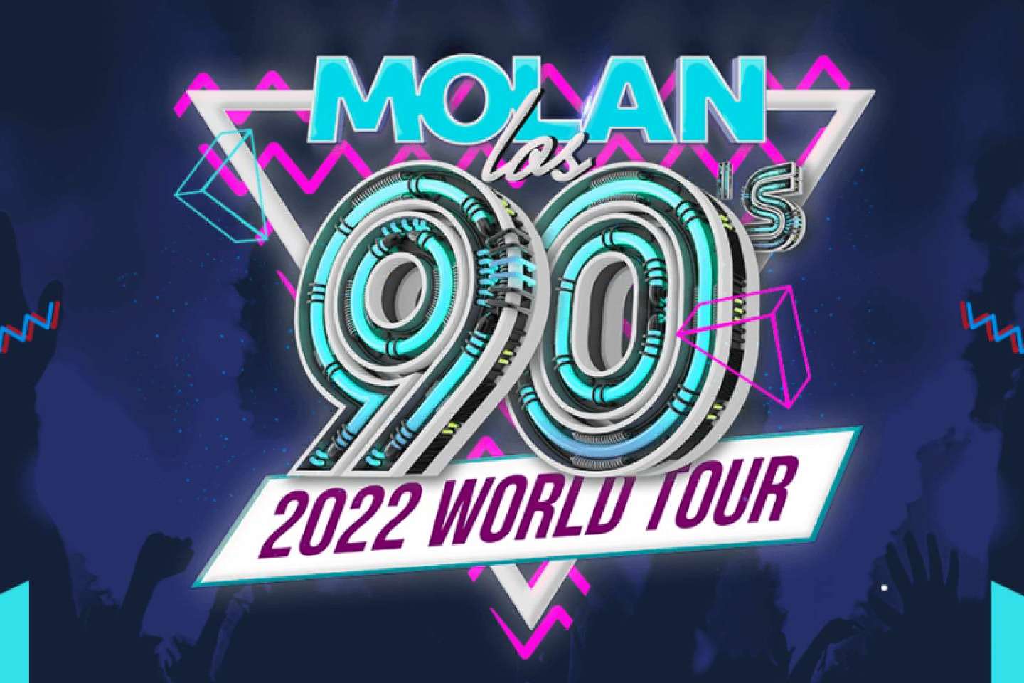 El Festival Molan los 90's 2022 World Tour, organizado por Deep Delay Management, de música que transporta a la década noventera