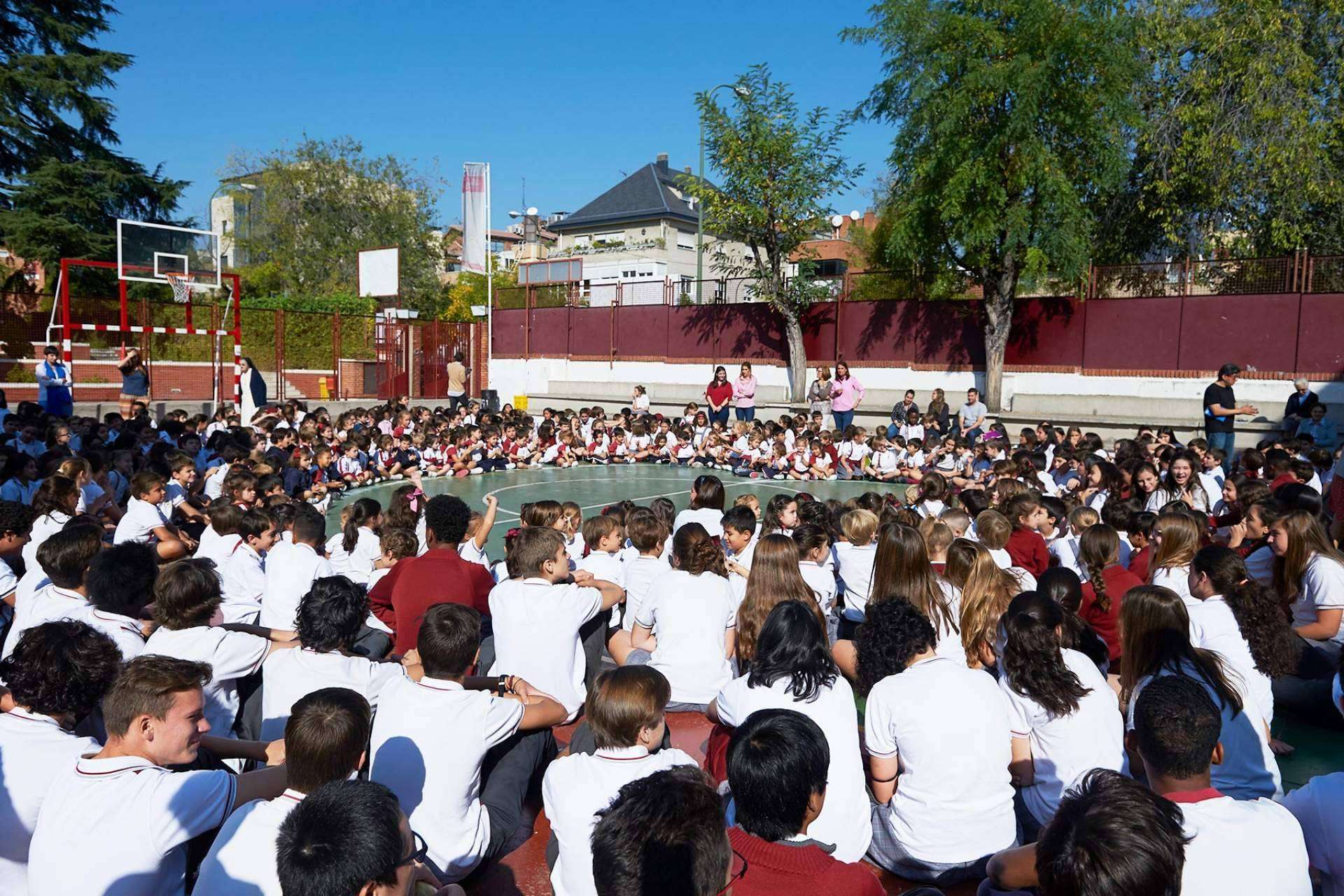 Confiar la formación de los niños en el Colegio Nuestra Señora de la Merced, en Chamartín