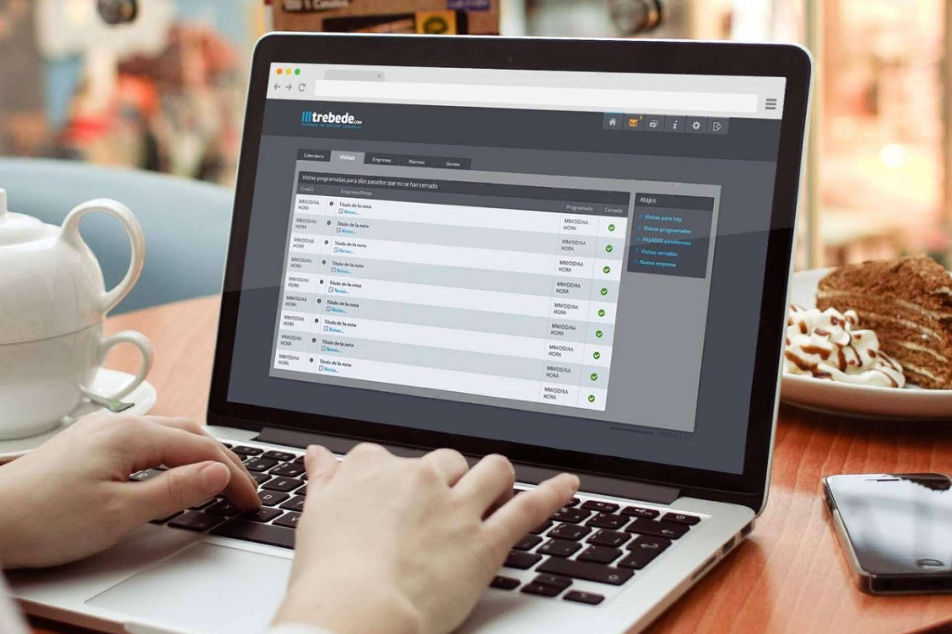 Trebede, un software de CRM para la empresa que permite un mejor control de la información de los clientes