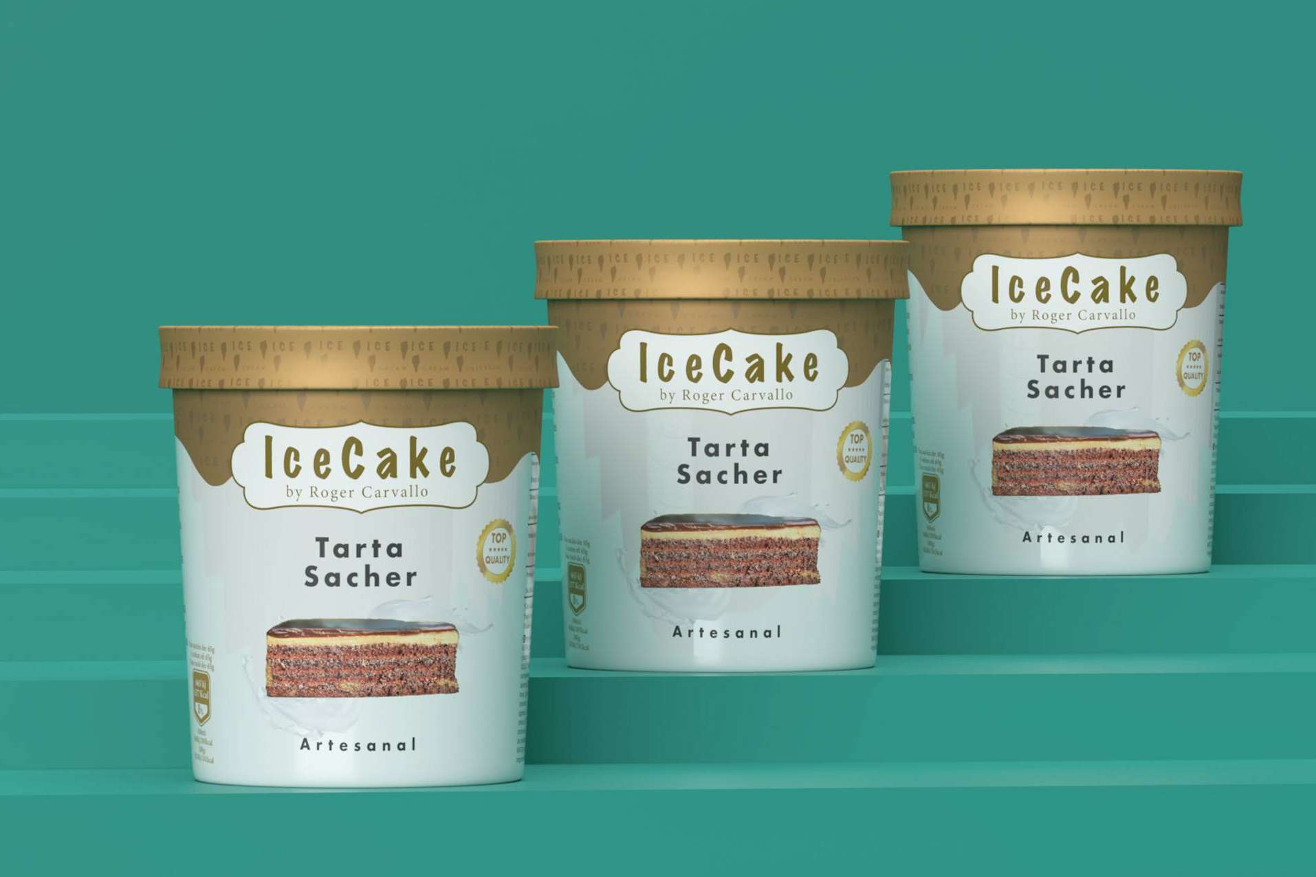 IceCake convierte la tradicional tarta Sacher en un delicioso helado de chocolate