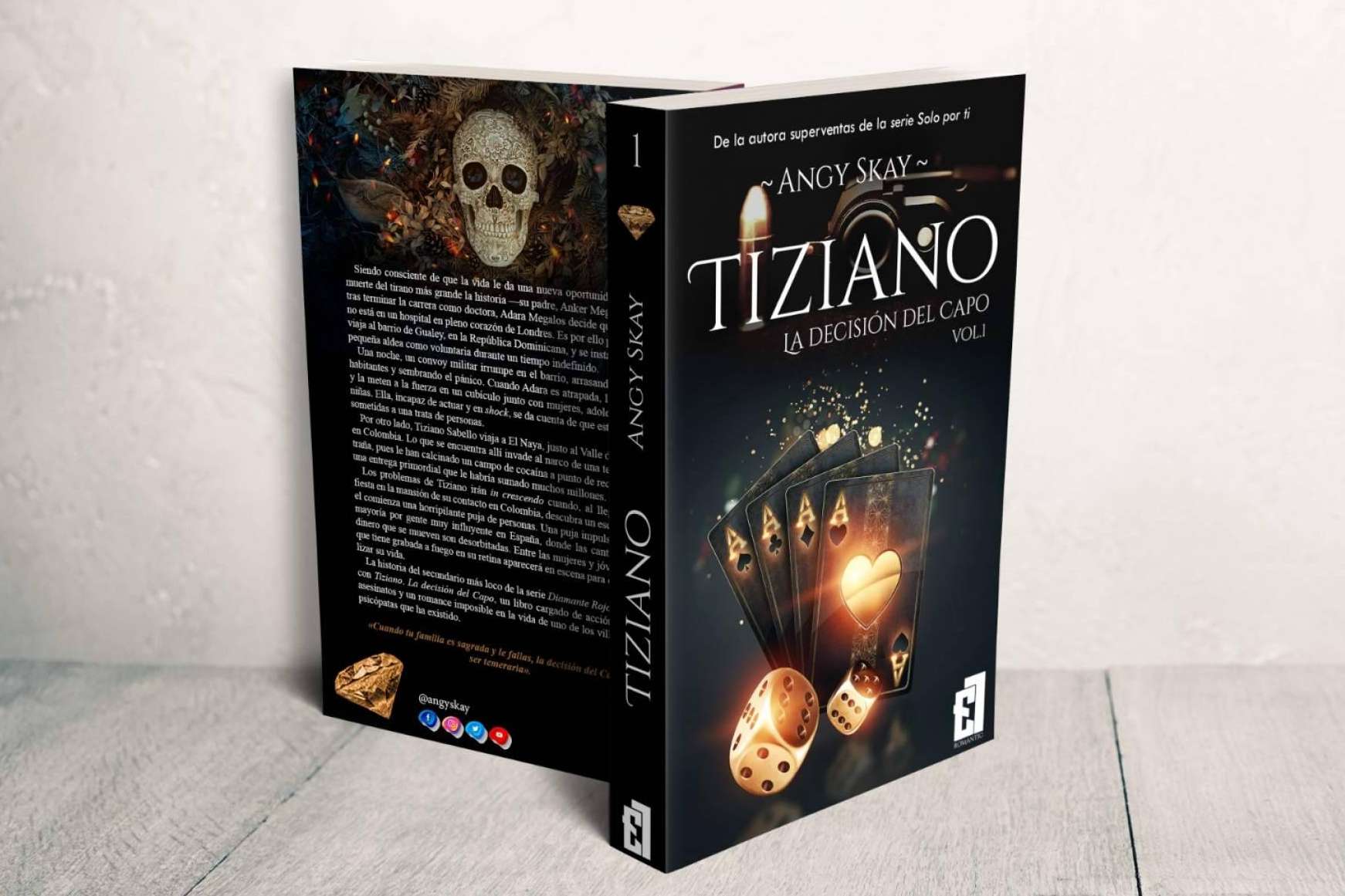 El éxito de 'Tiziano' y la trilogía de villanos de la escritora Angy Skay