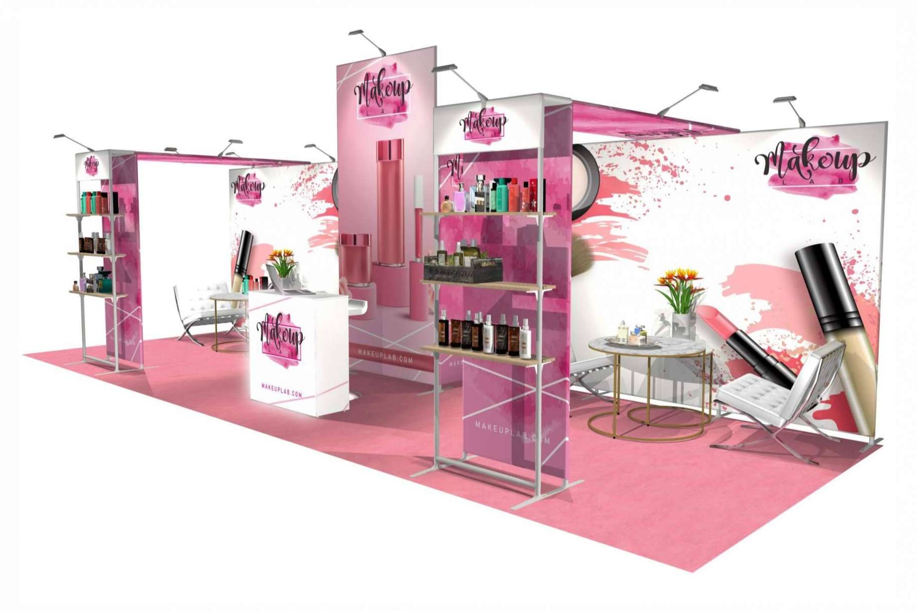 Displays personalizables para eventos en el exterior de la mano de Olika Stands