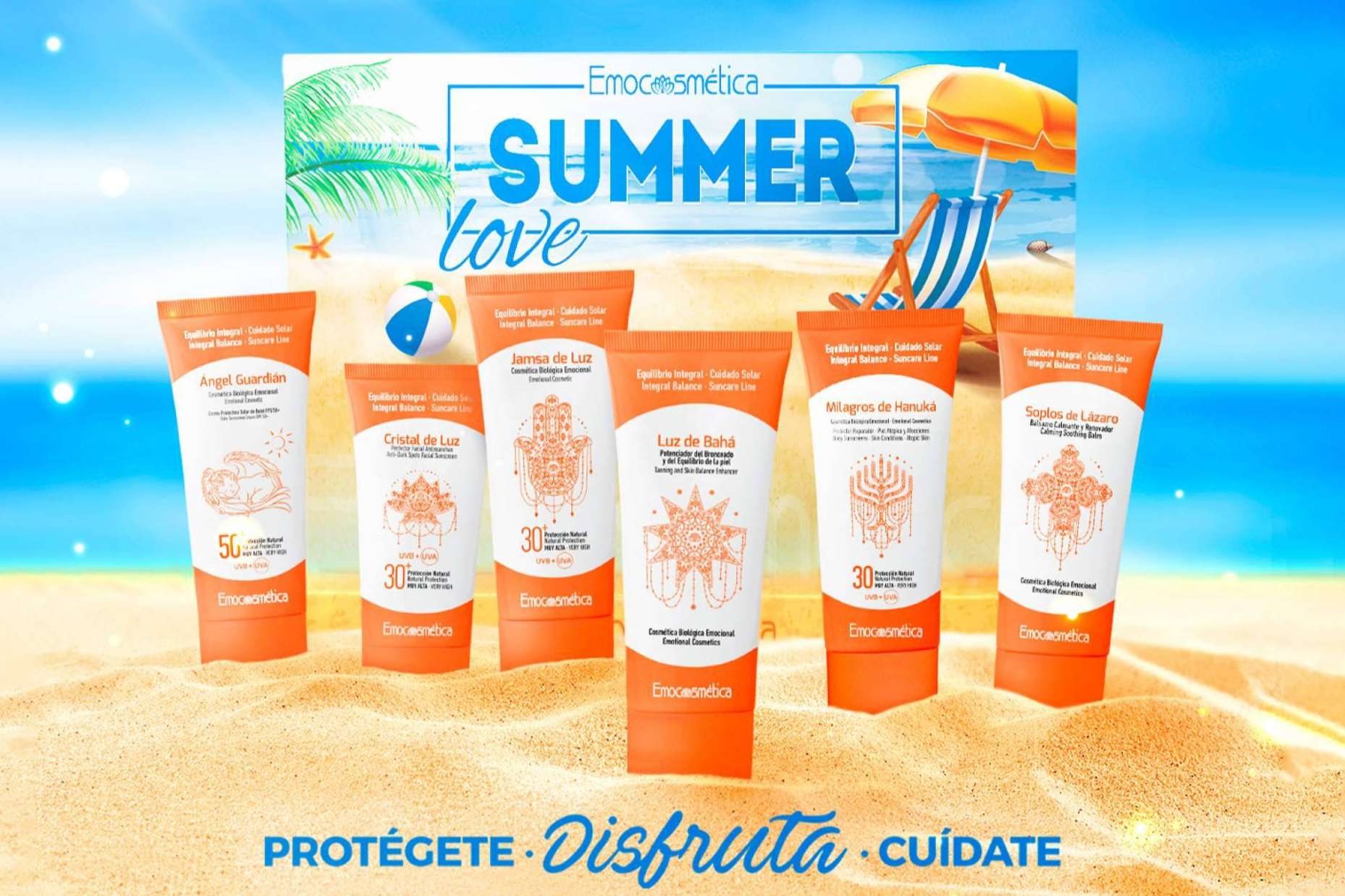 Disfrutar del sol de forma responsable con las cremas faciales de la firma Emocosmética