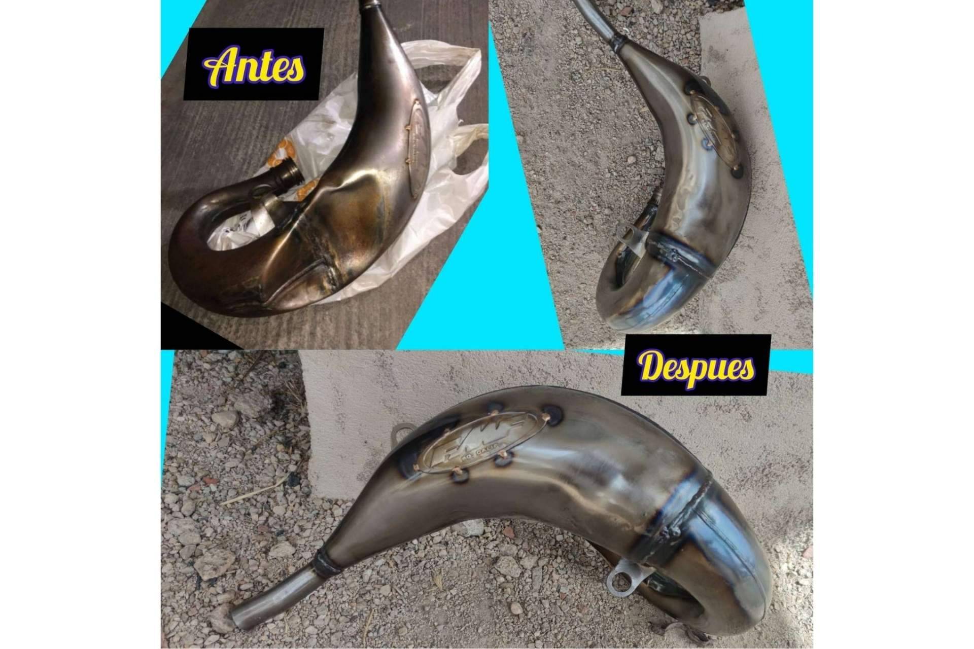 ¿Cómo reparar un escape 2t enduro y motocross?, por los expertos de Reparatuescapeabollado