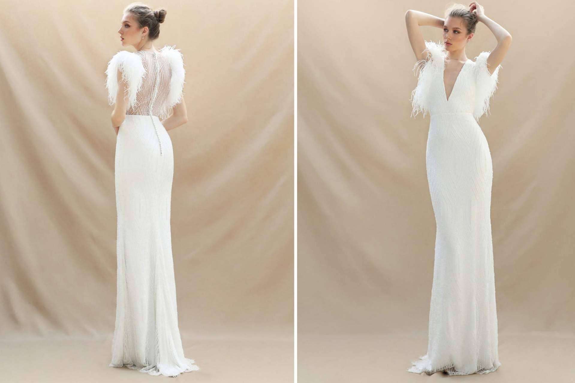 En Kyrie Novia y Ceremonia, se pueden encontrar vestidos de novia con marcas seleccionadas y diseñadores de referencia