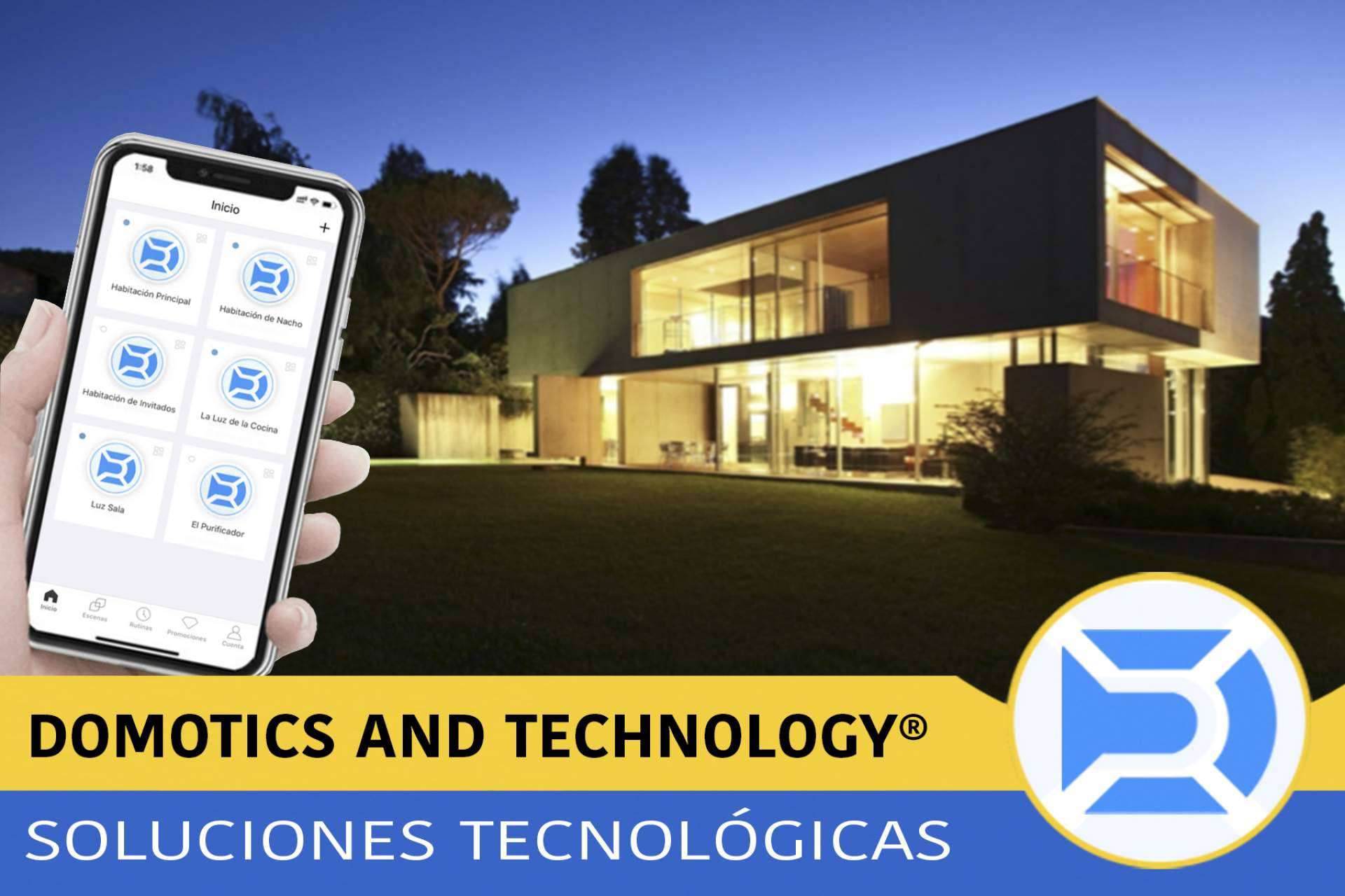 Domotics and Technology permite crear espacios cómodos e inteligentes
