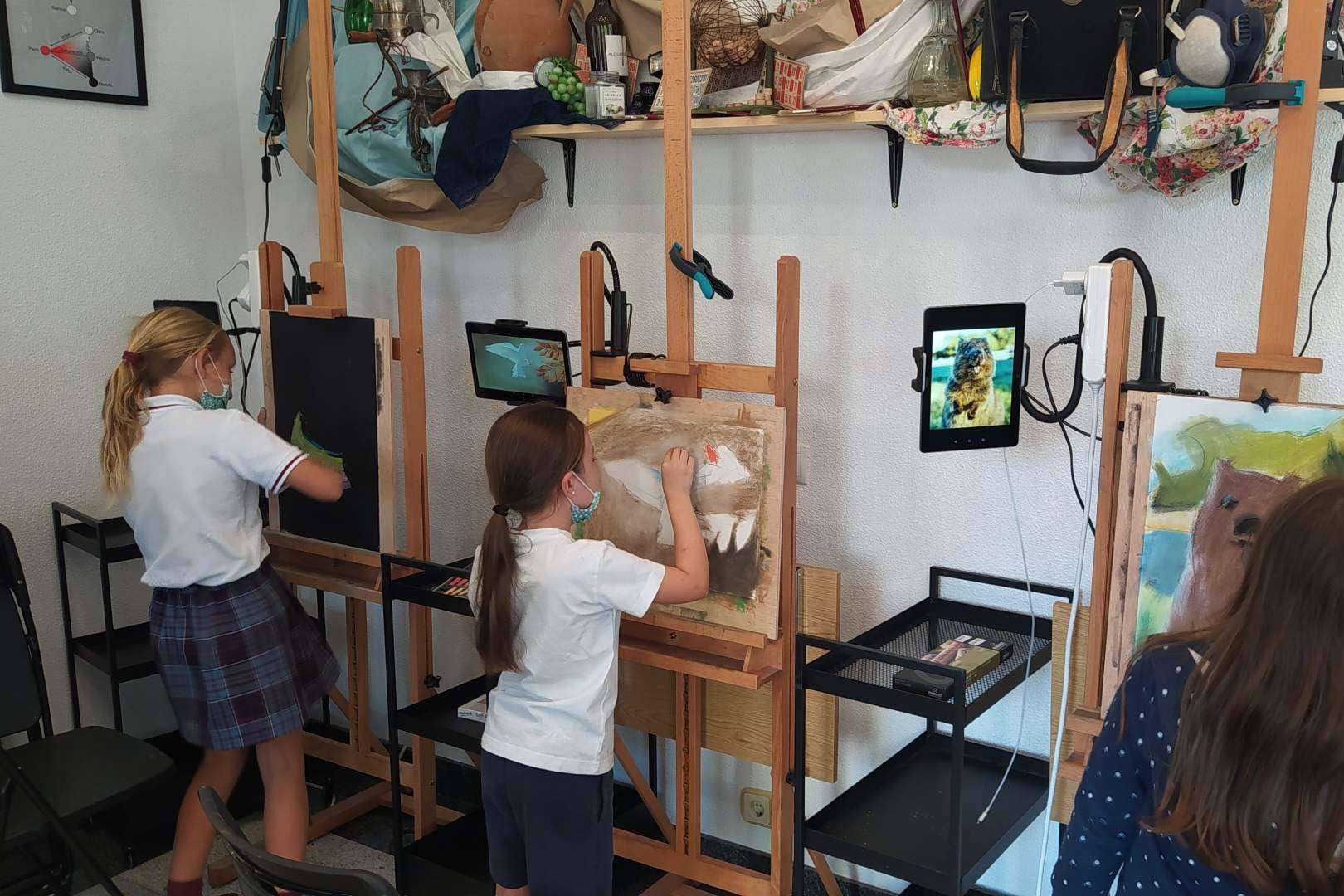 Las clases de pintura y dibujo como extraescolar para niños de Estudio Ilógico