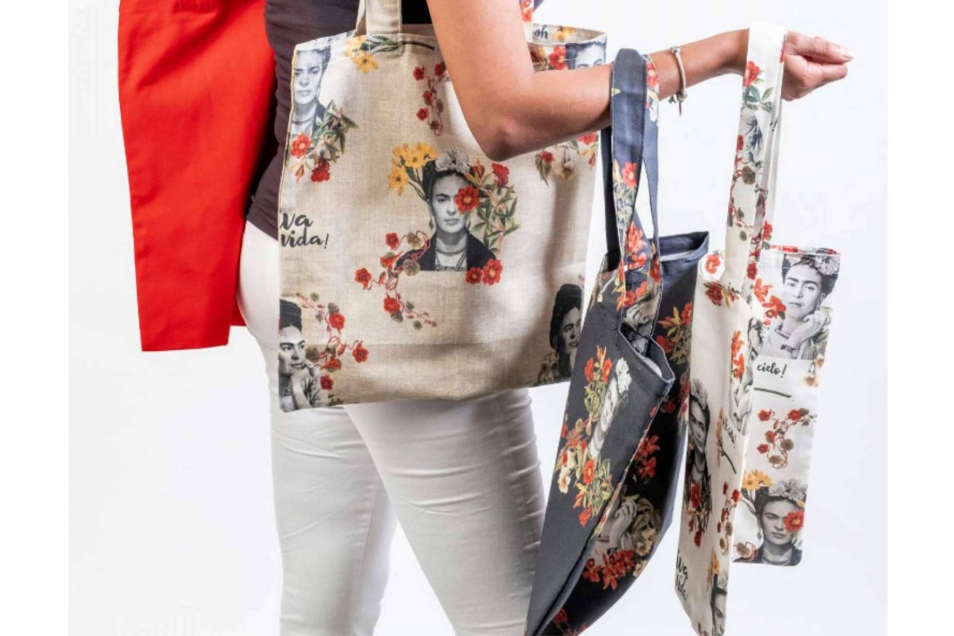 Usanifu Frida Khalo, una bolsa estampada artesanal de Natinee Bags