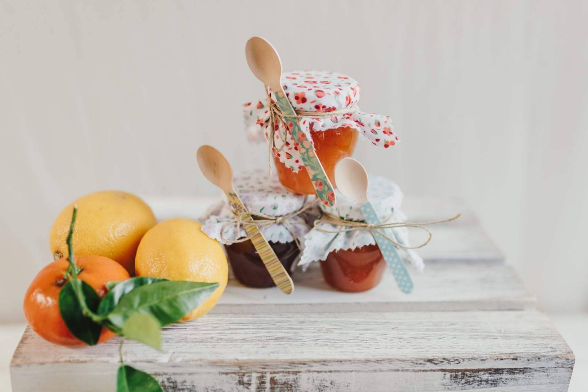 Mermeladas artesanas como regalo para los invitados, con Deliciosso