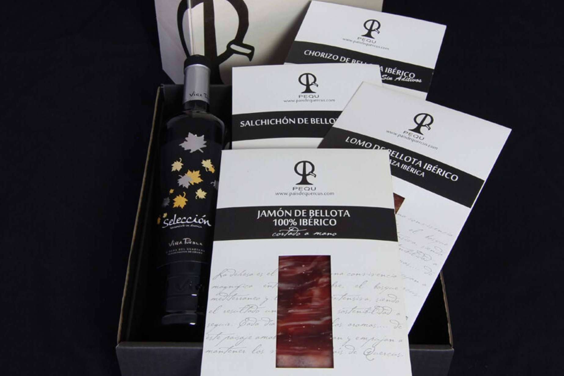 Regalar los packs de selección de productos de Pais de Quercus