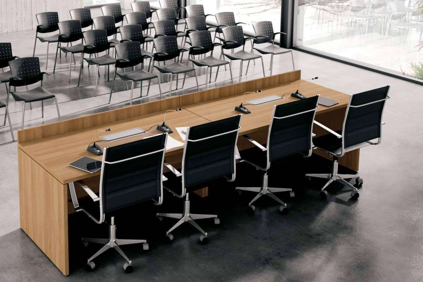 Gran variedad de mesas de juntas y ponencias en OfficeDeco