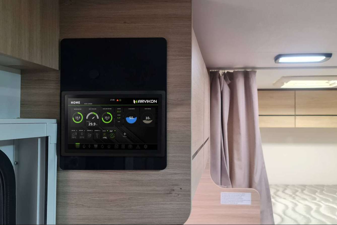 Domótica revolucionaria con acceso remoto para campers y autocaravanas, con ARVIKON