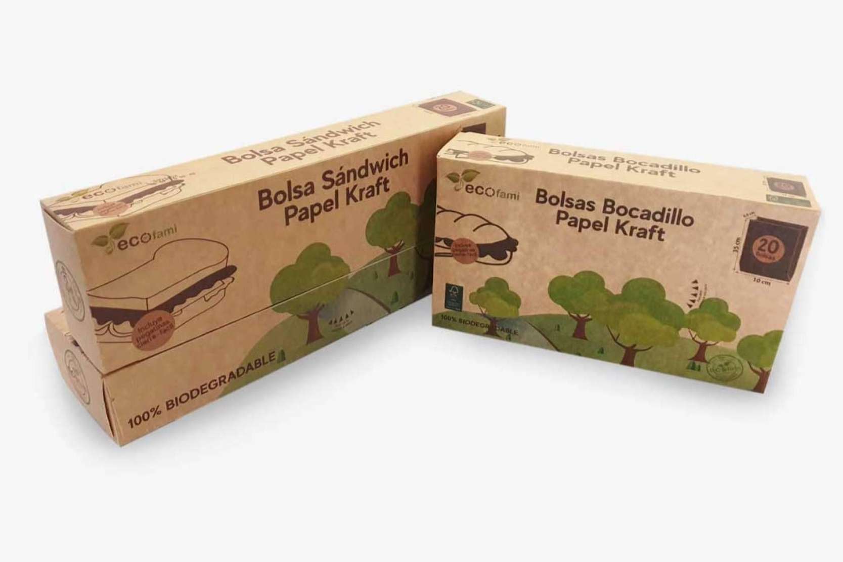 Respetar el medio ambiente con las bolsas y envases compostables de Ecofami