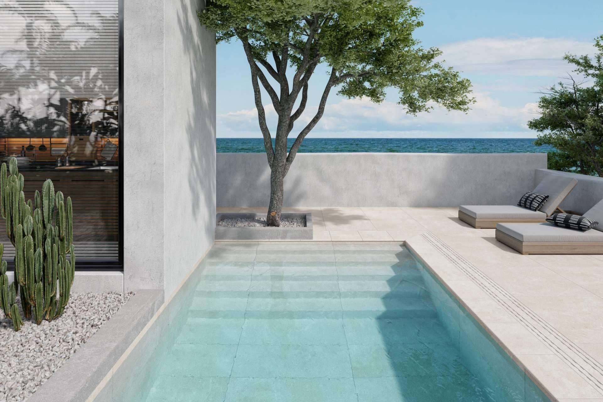 ¿Por qué elegir gres porcelánico para la piscina?, por Interazulejo