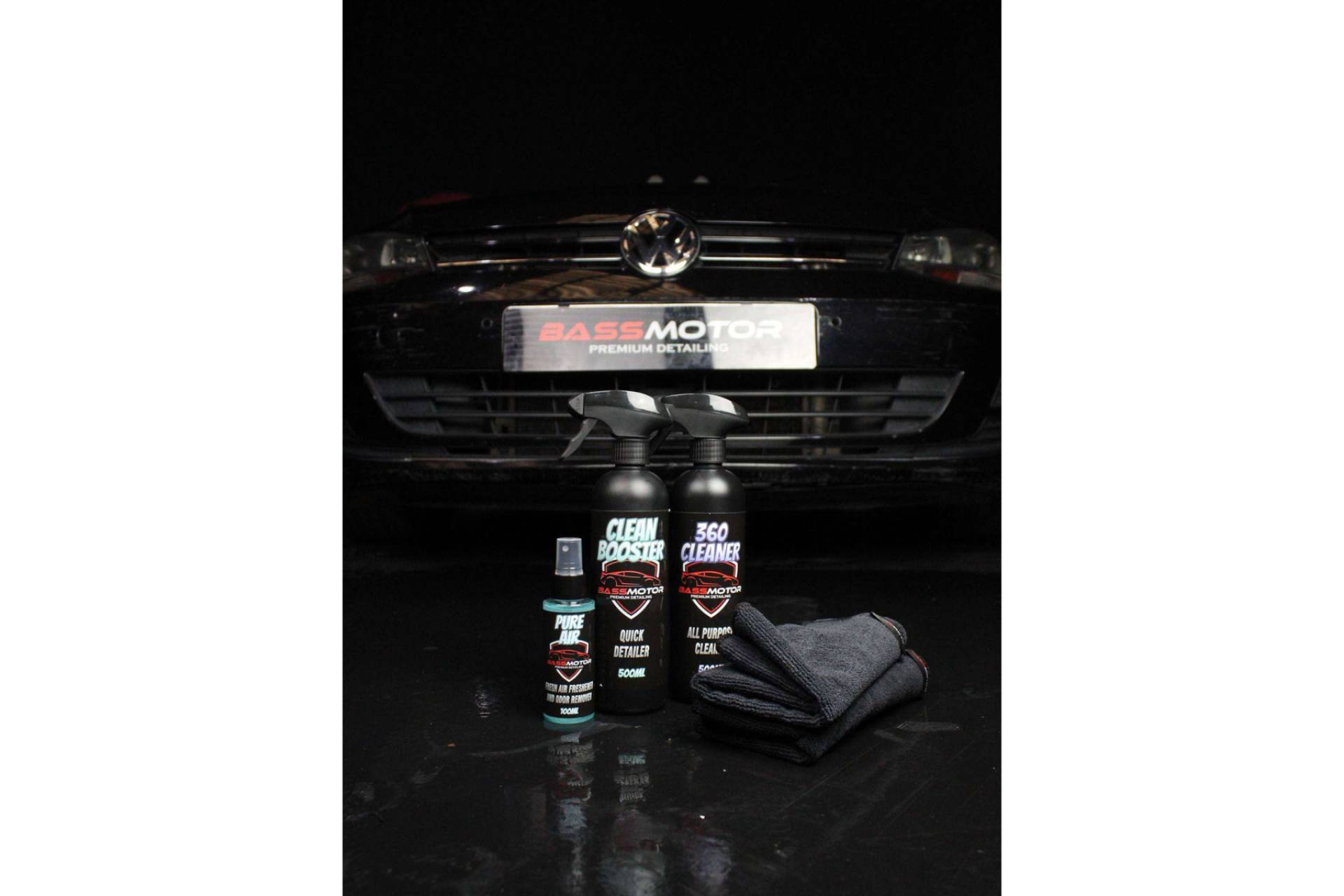 ¿Dónde se pueden encontrar los packs que se necesitan para limpiar el coche? BassMotor