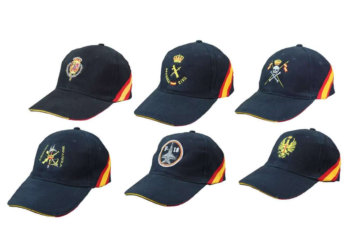 Distintas opciones de gorras militares de alta calidad y diseños atractivos para elegir, en Tienda del Soldado