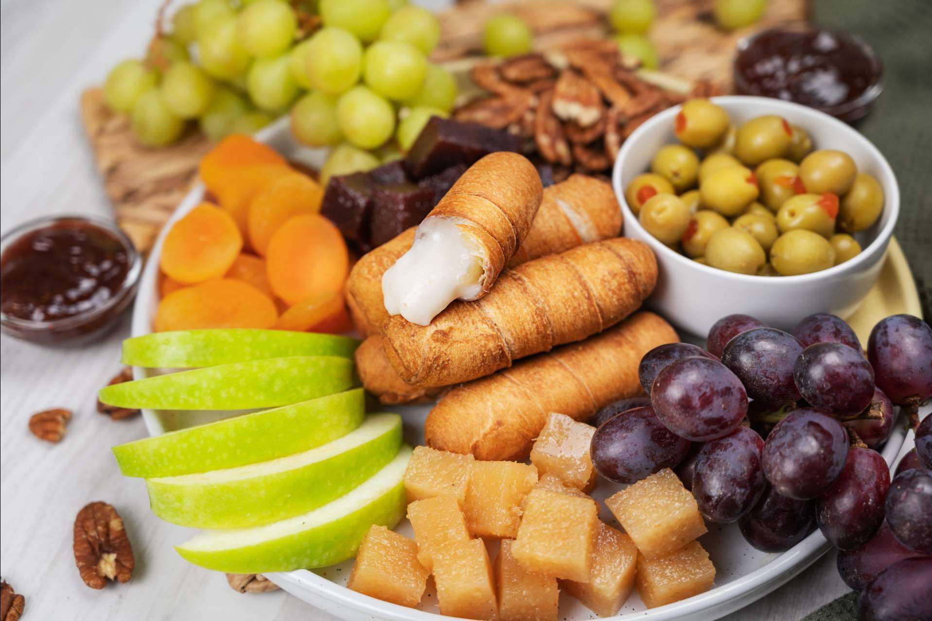 Tequeños 100 % vegetales de GrinGrin Foods