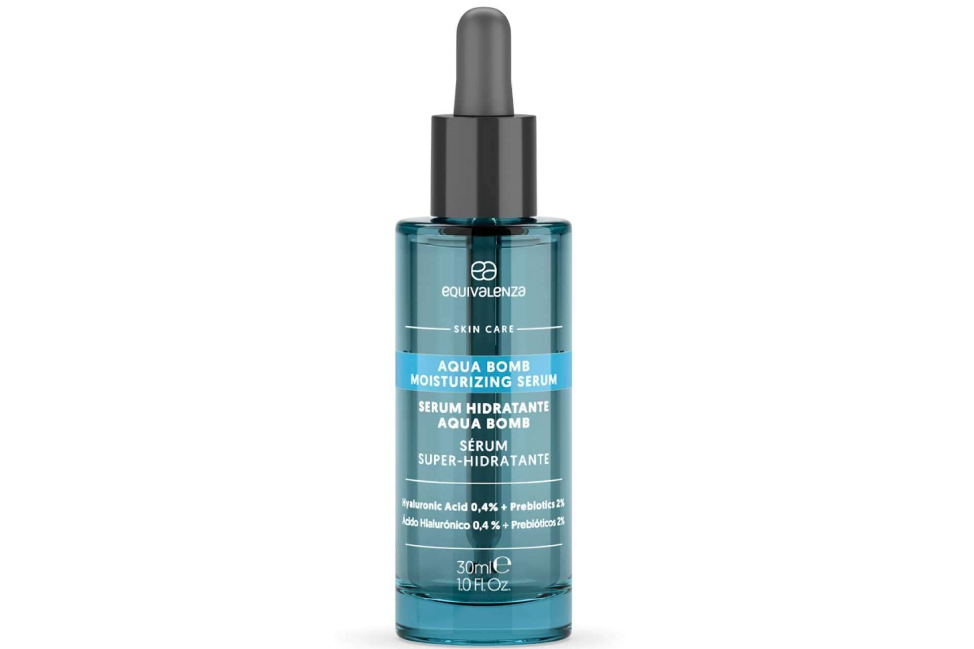 Hidratación profunda gracias al sérum hidratante Aqua Bomb de Equivalenza