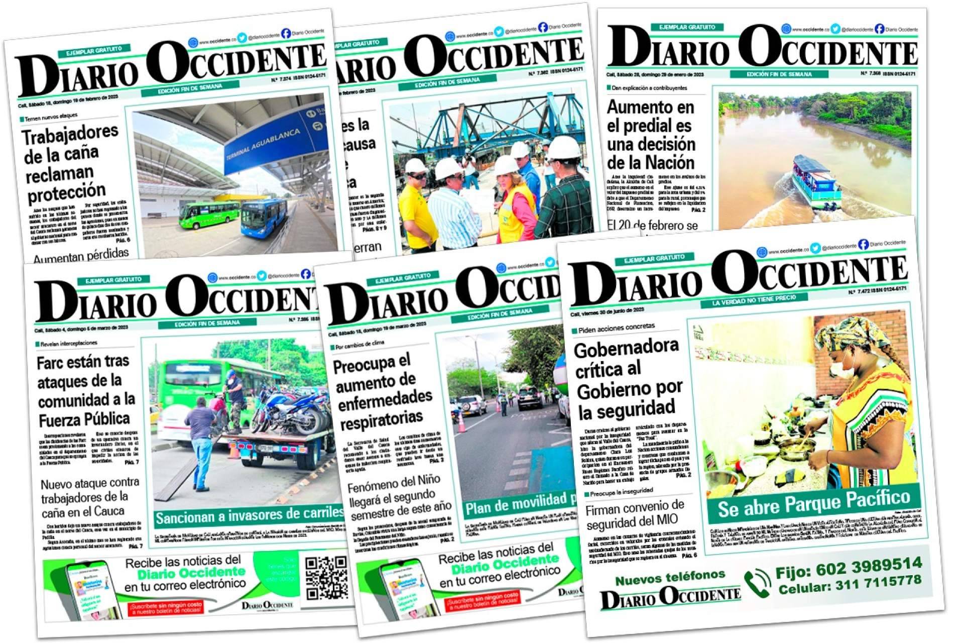Diario Occidente se produce en Cali para Colombia